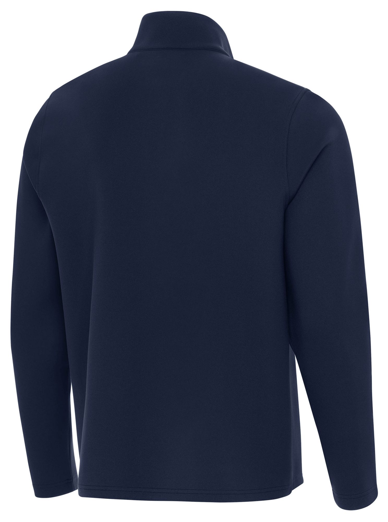 Antigua Men's Denver Broncos Insider Navy Quarter-Zip Pullover Shirt product image