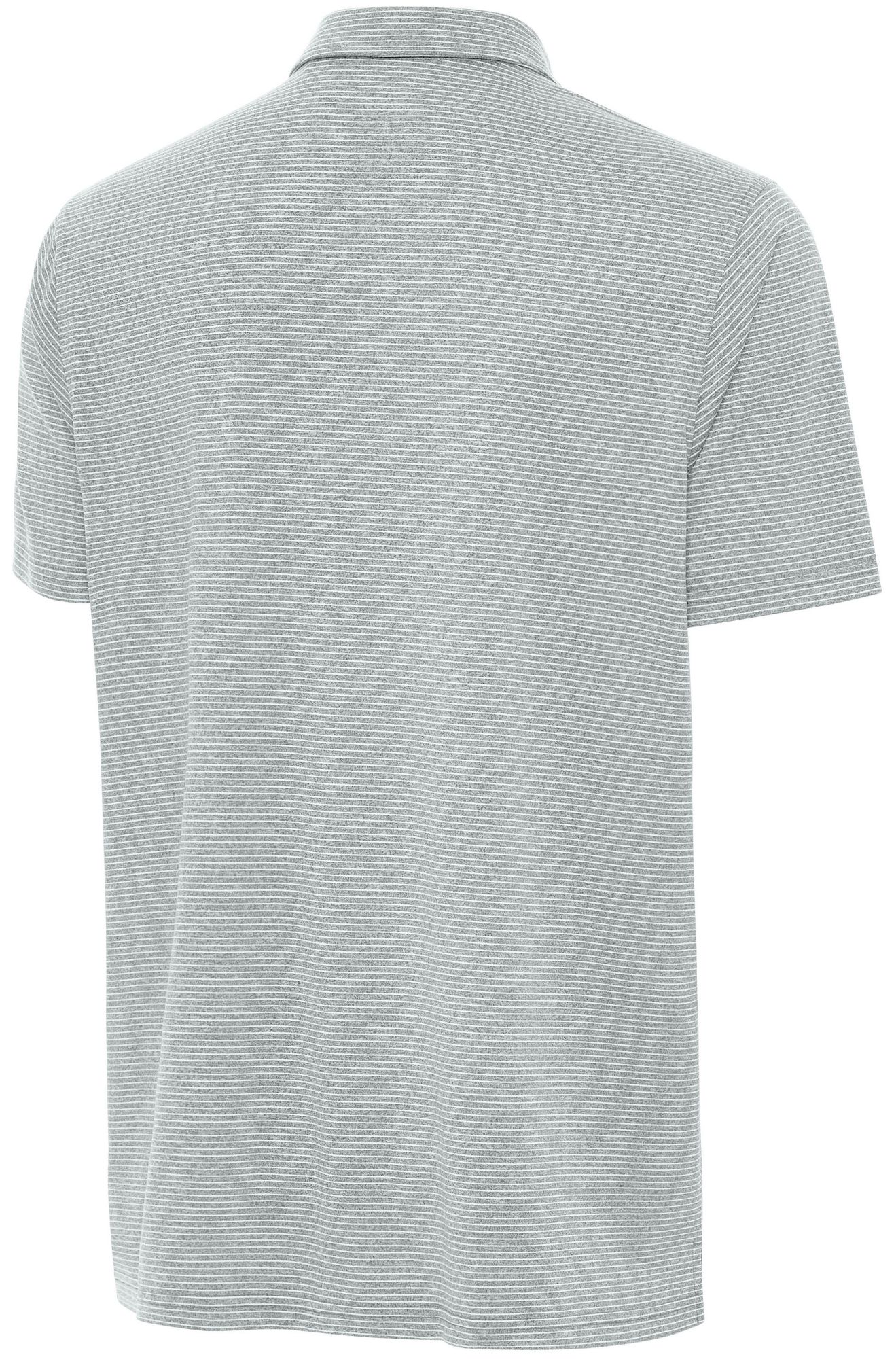 Antigua Men's Washington State Cougars Grey Heather Scheme Polo product image