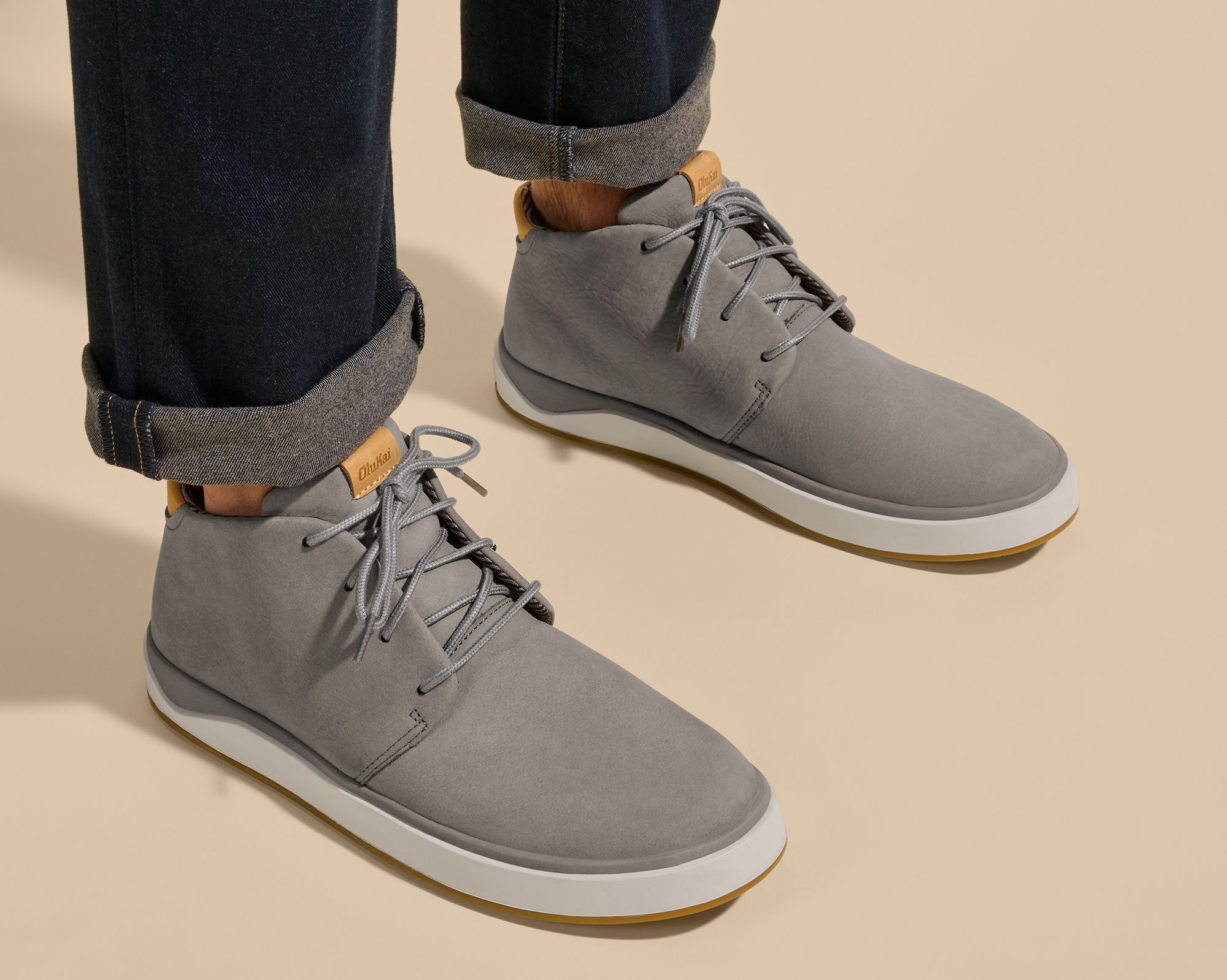 OluKai Men's Papaku¯ 'Ili Waterproof Leather Boots product image