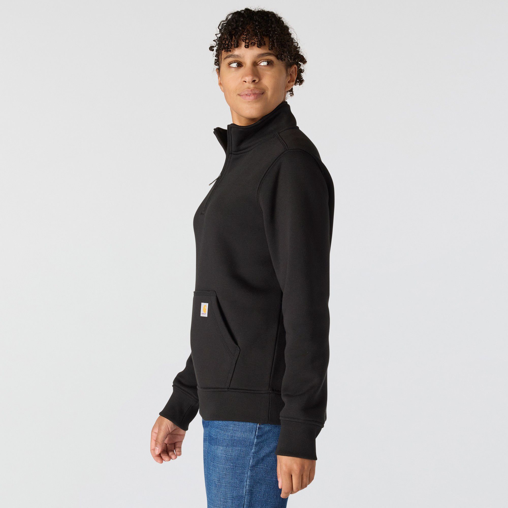 Carhartt Women's Relaxed Fit 1/4 Zip Sweatshirt product image
