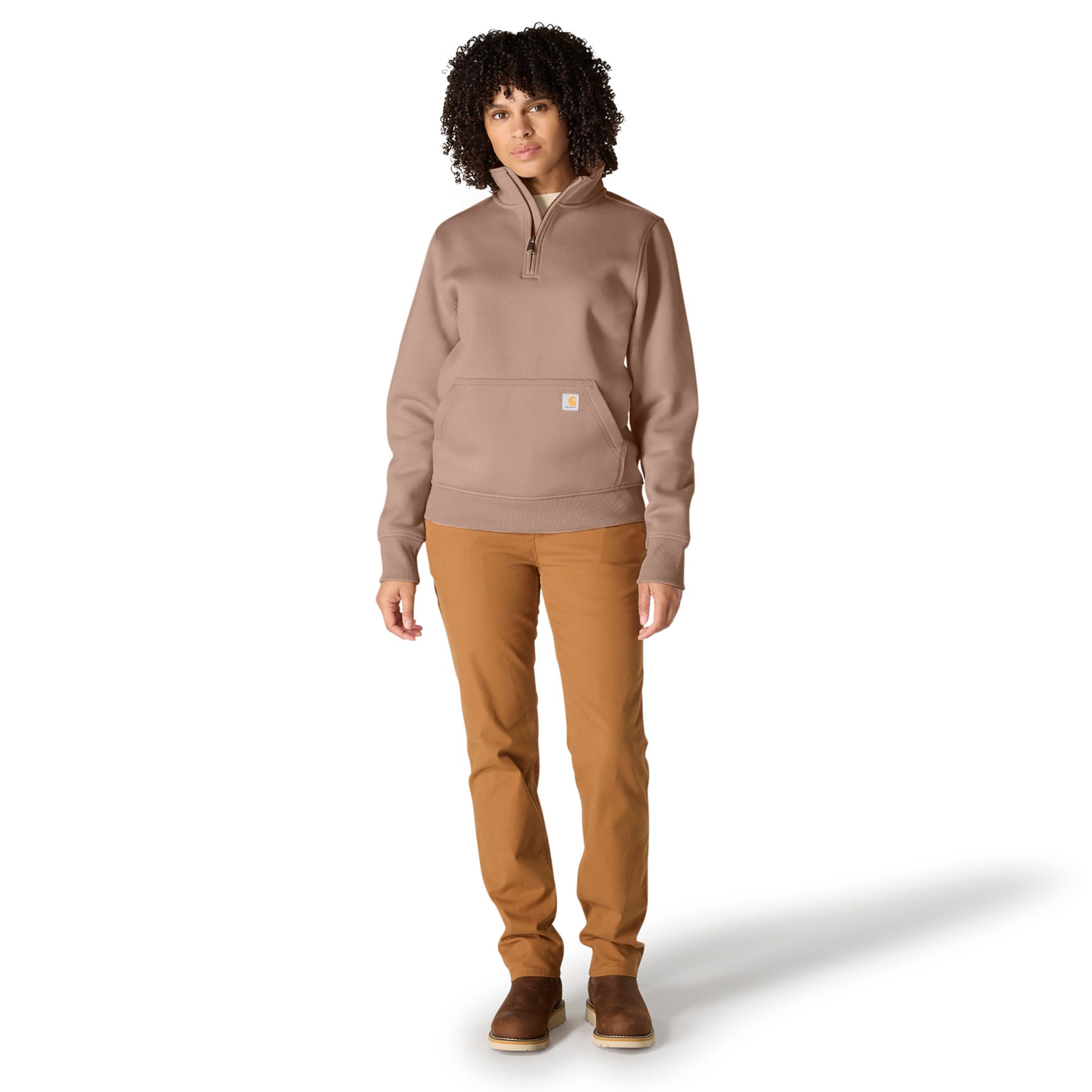 Carhartt Women's Relaxed Fit 1/4 Zip Sweatshirt product image