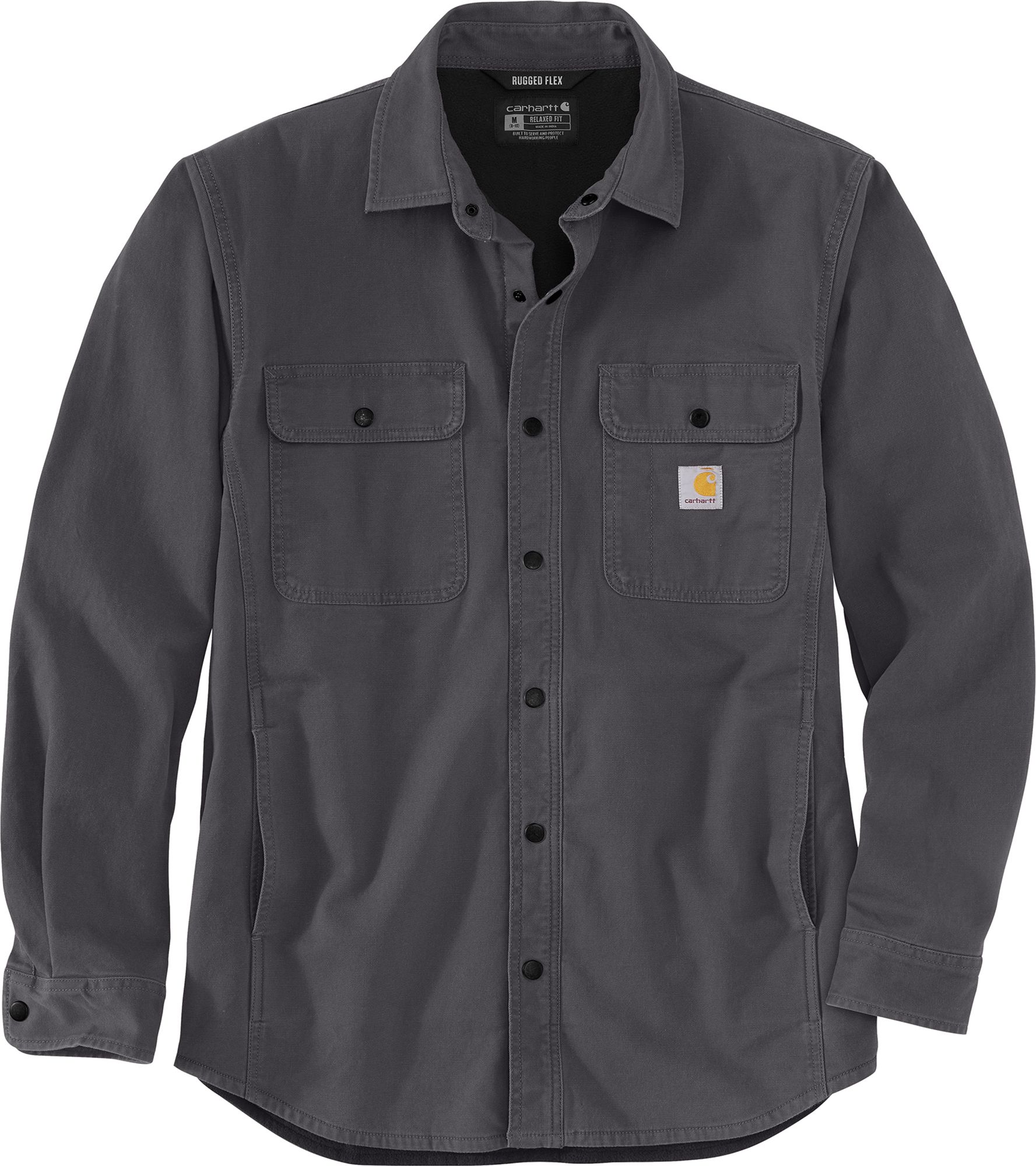 Carhartt Men's Canvas Fleece Lined Shirt Jacket