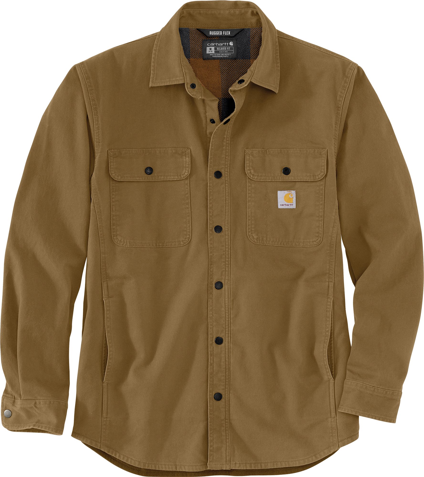 Carhartt Men's Canvas Fleece Lined Shirt Jacket product image