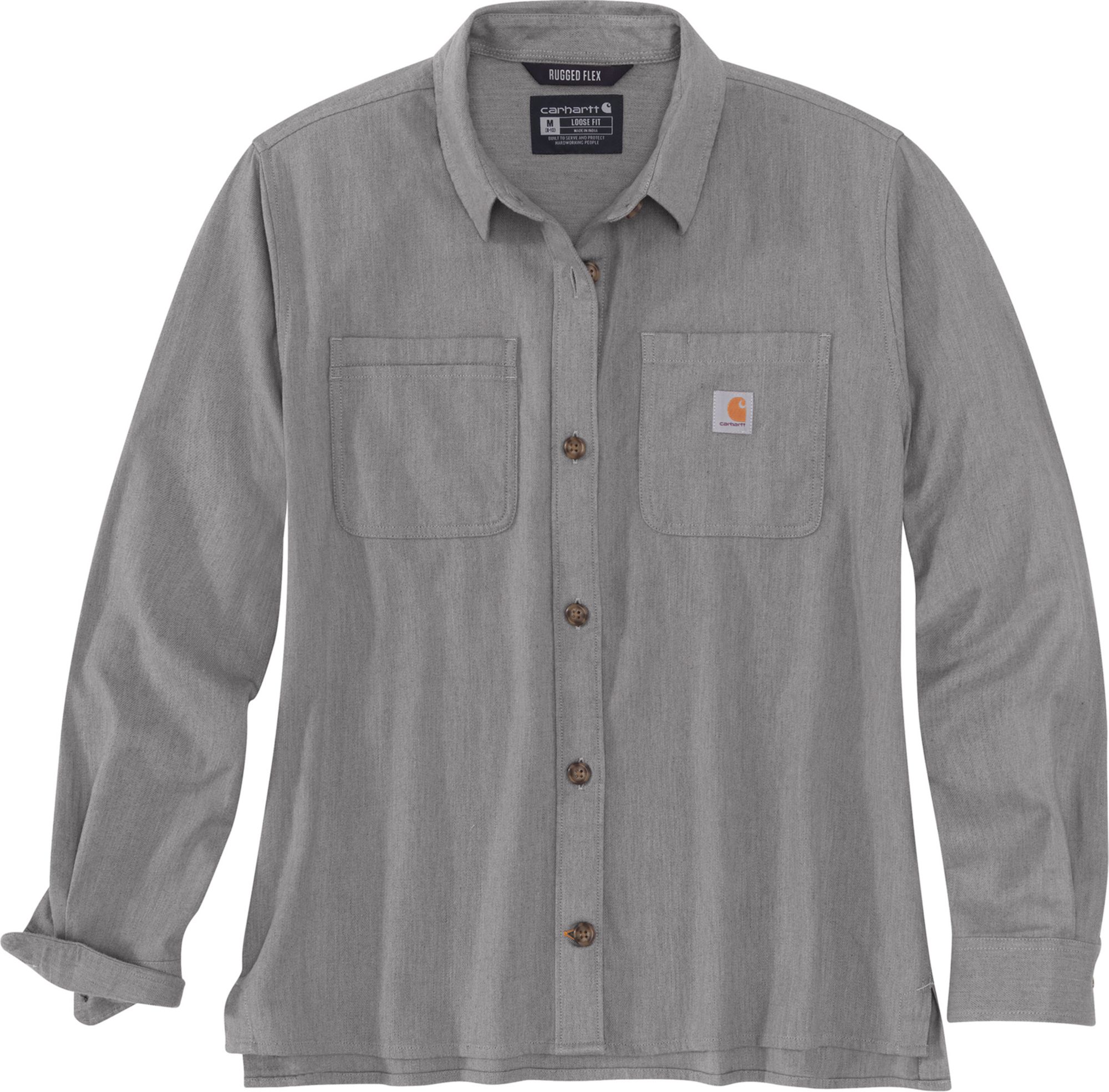 Carhartt Women's Rugged Flex Loose-fit Midweight Flannel Shirt product image