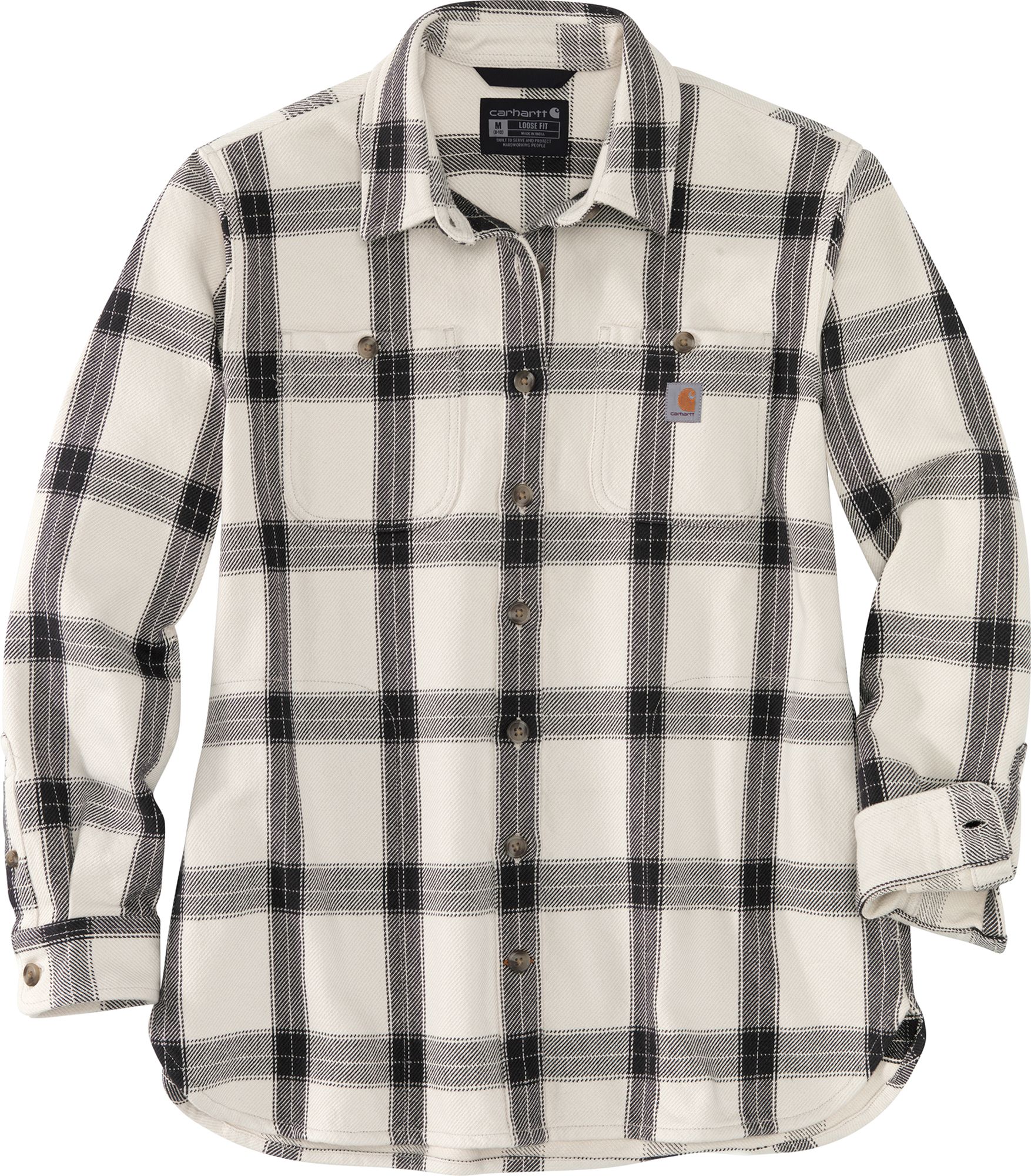Carhartt Women's Loose Fit Heavyweight Twill Plaid Shirt product image