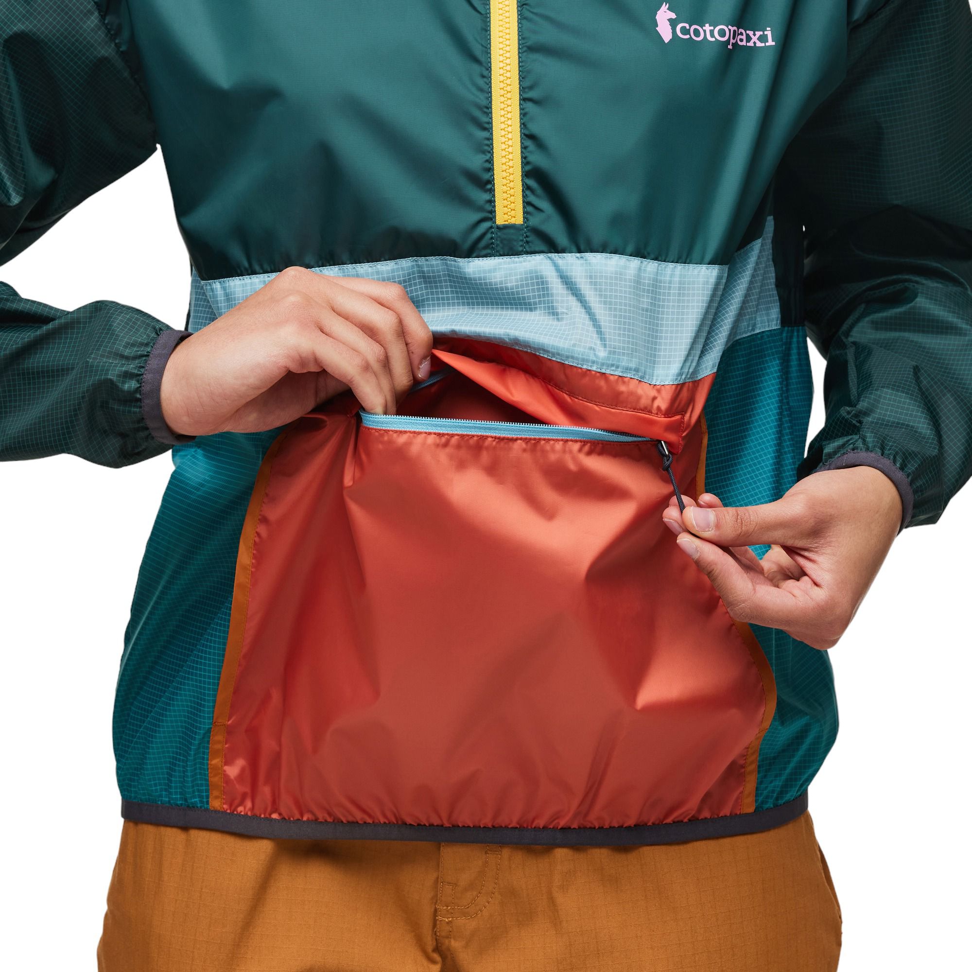 Cotopaxi Women's Teca Half-Zip Windbreaker Hoodie product image