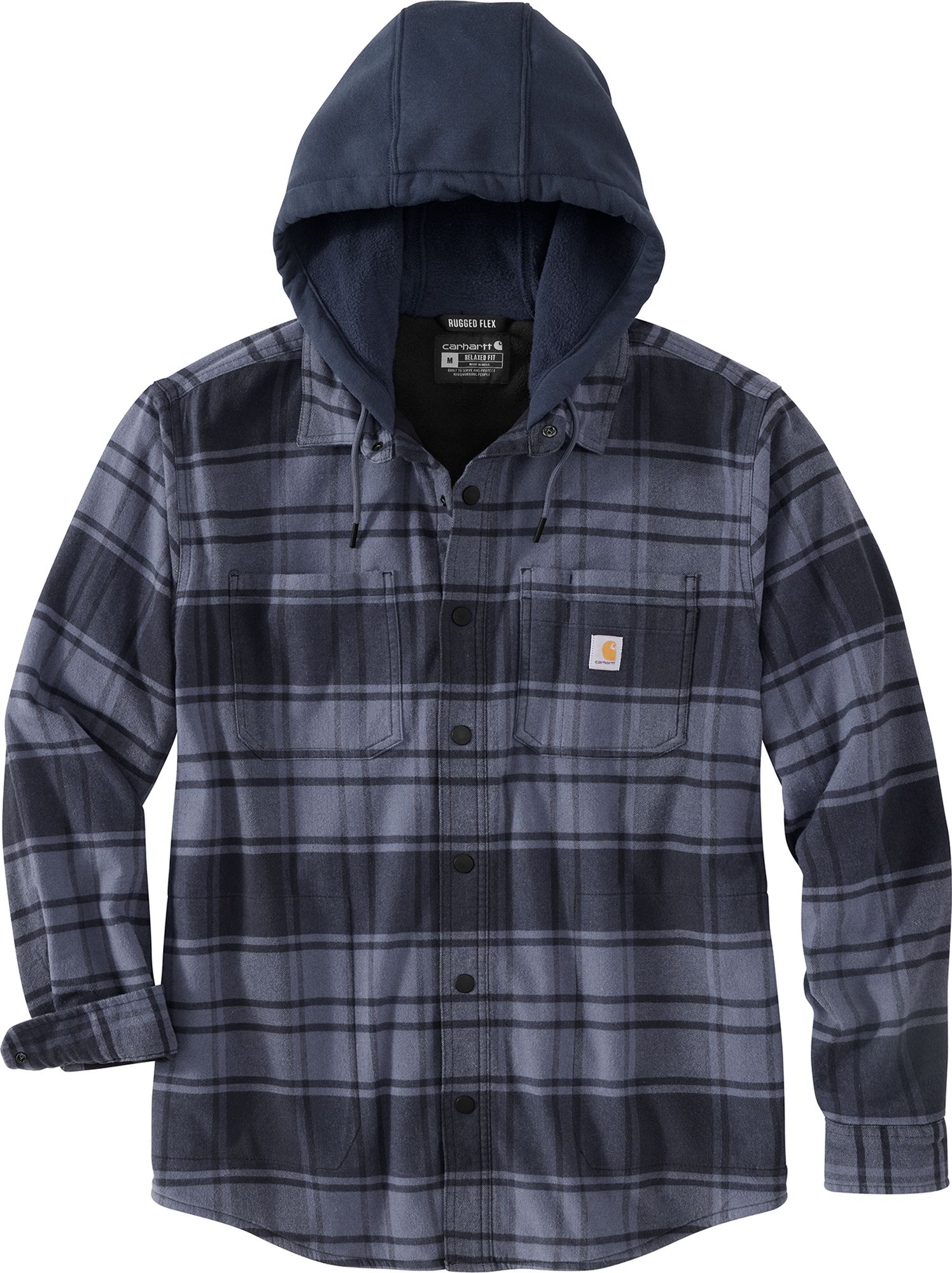 Carhartt Men's Flannel Lined Hooded Shirt Jacket product image