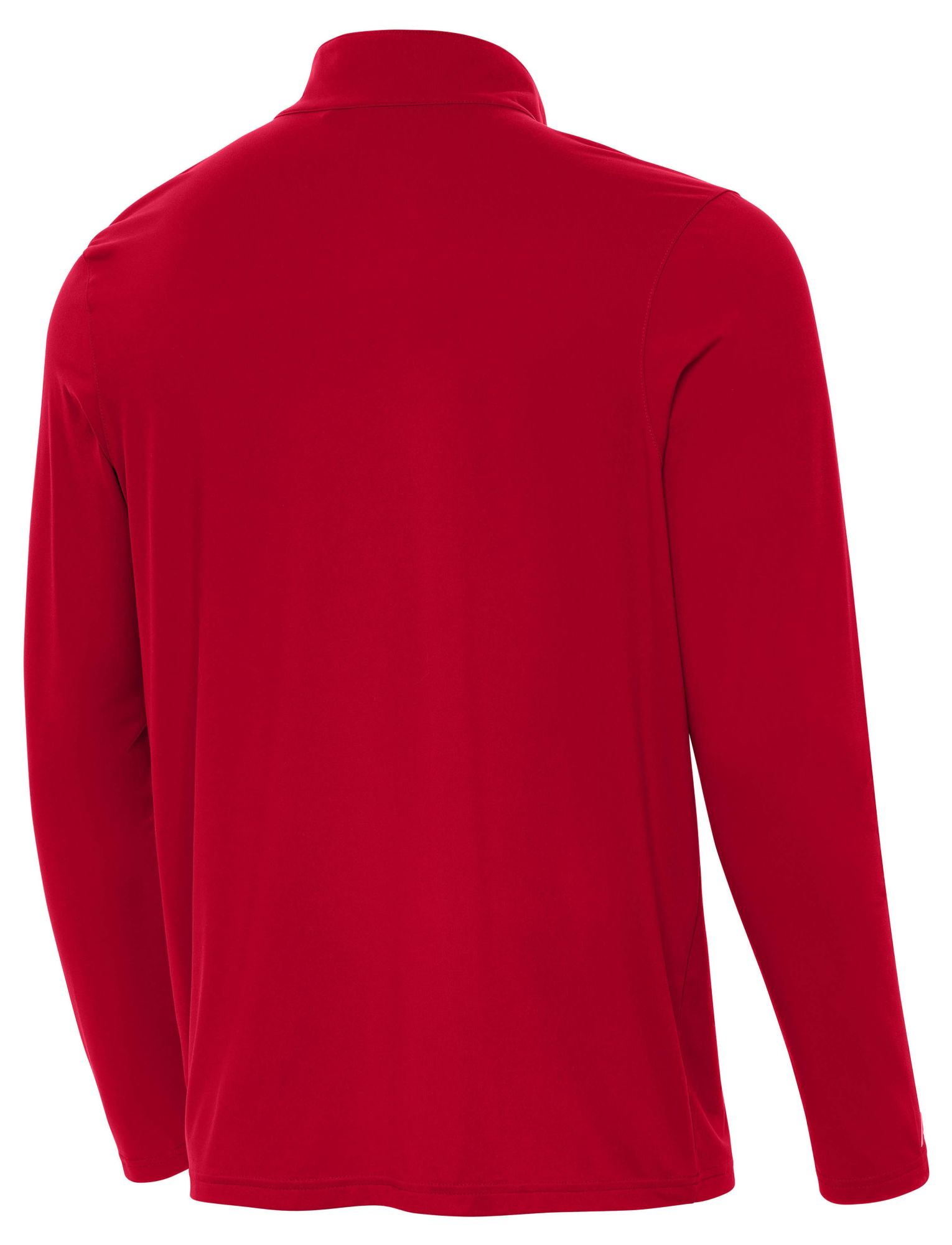 Antigua Men's San Francisco 49ers Intent Dark Red Quarter-Zip Pullover Shirt product image
