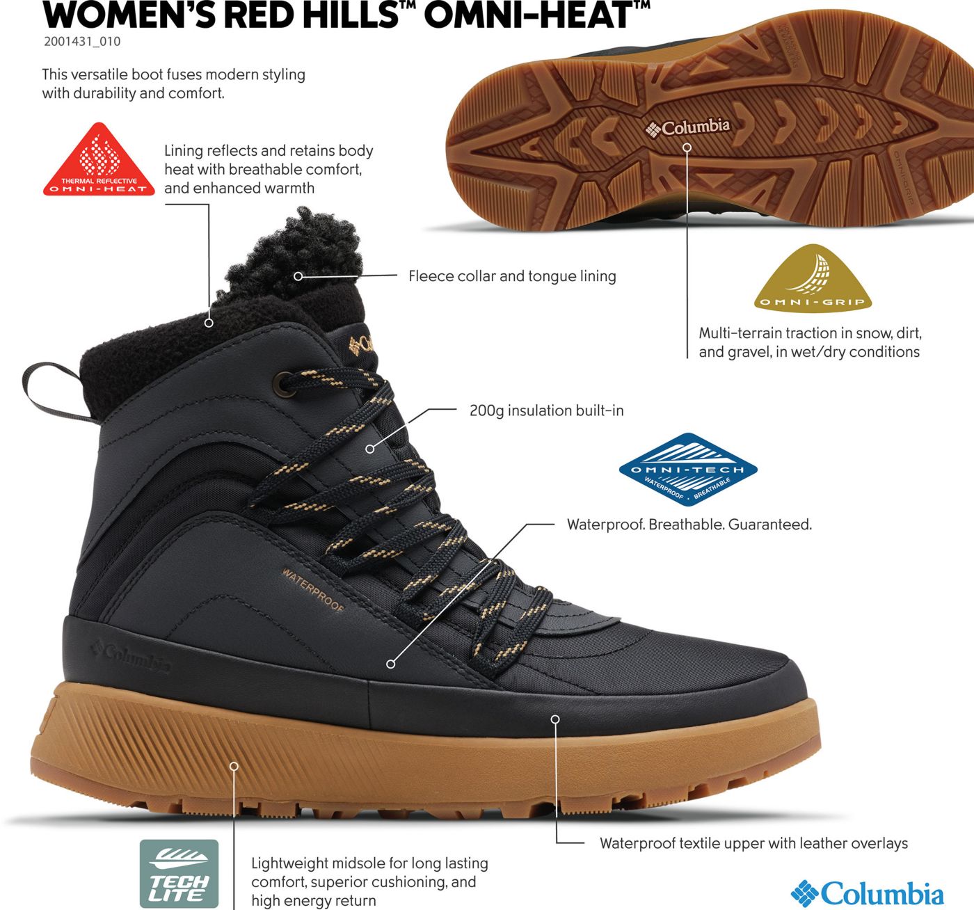 Columbia boots women's omni heat online