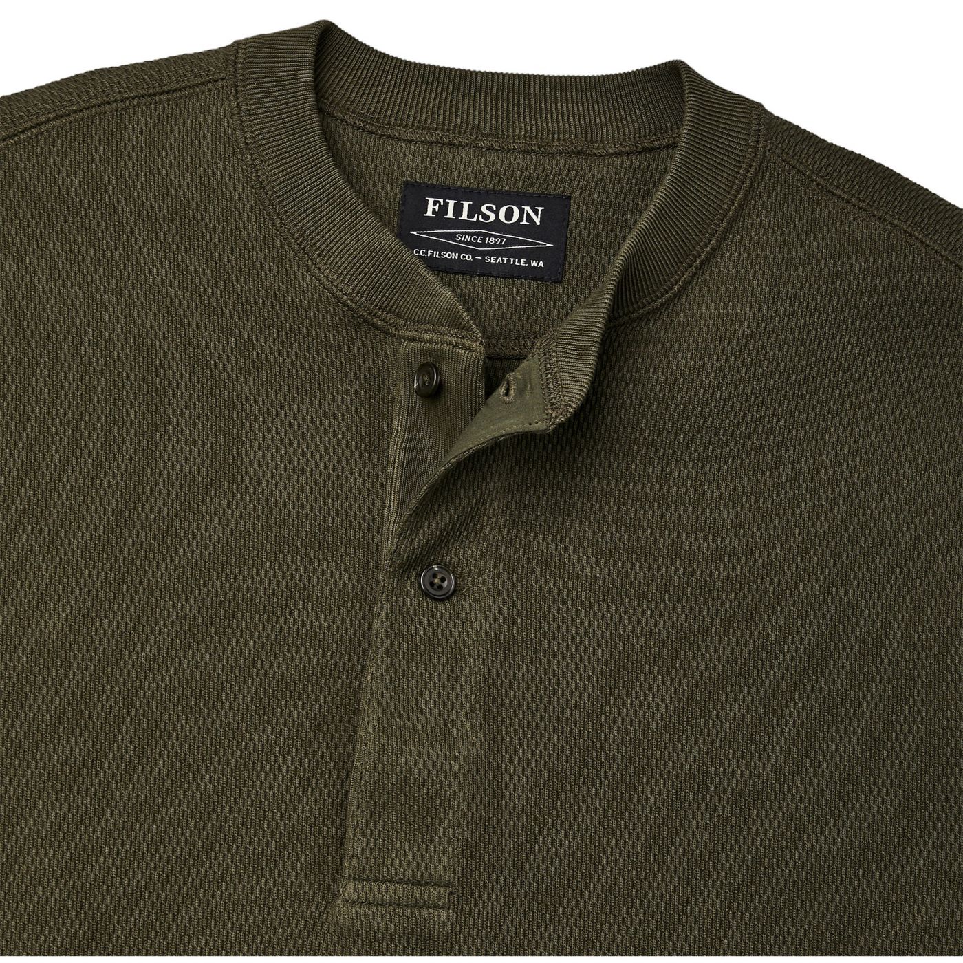 Filson Men s Waffle Knit Henley Publiclands
