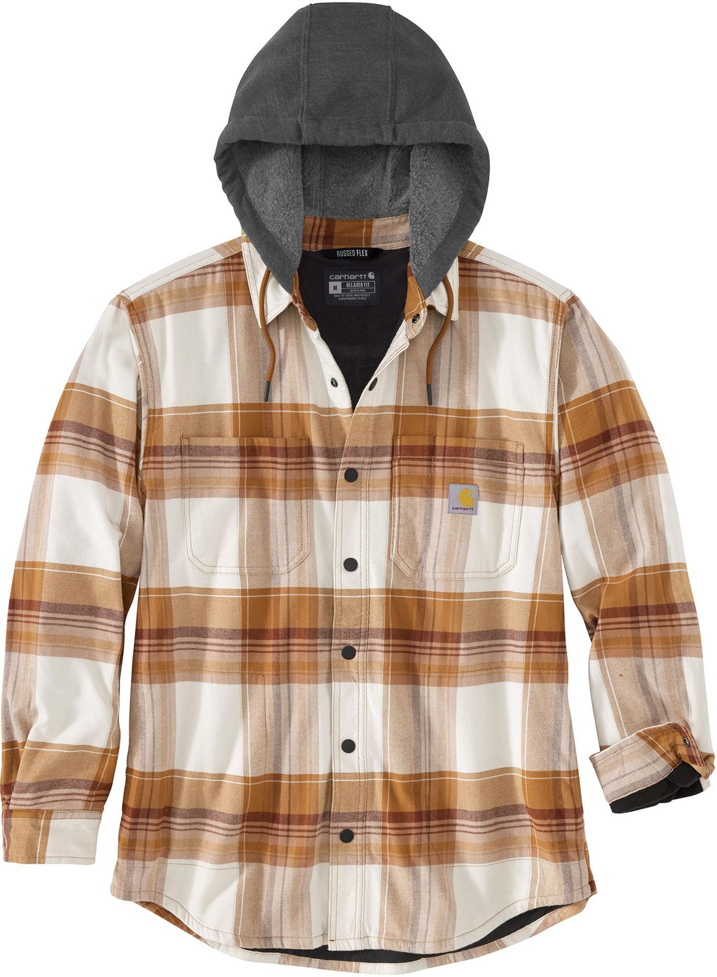 Carhartt Men's Flannel Hooded Shirt Jacket | Dick's Sporting Goods