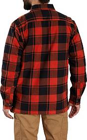 Carhartt Men's Flannel Sherpa Lined Shirt Jacket product image