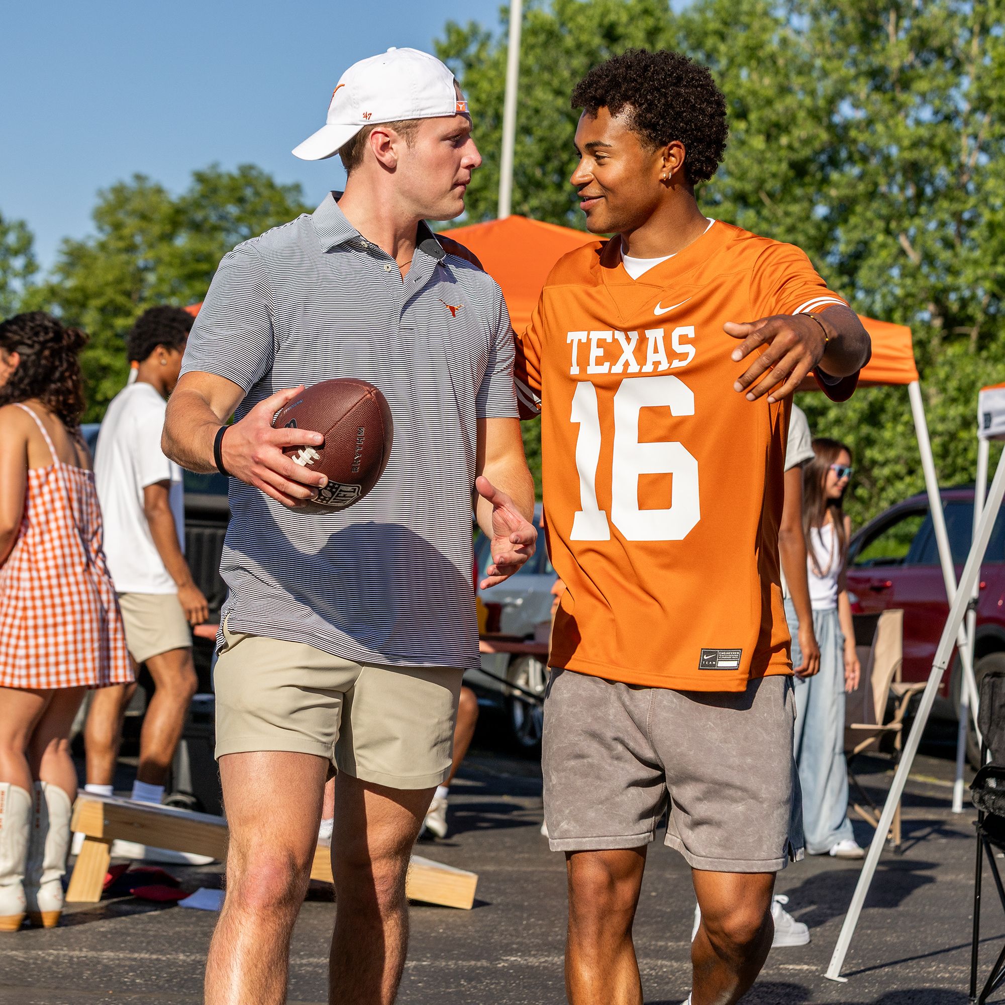 Southern Tide Men's Texas Longhorns Black Meadowbrook Polo product image
