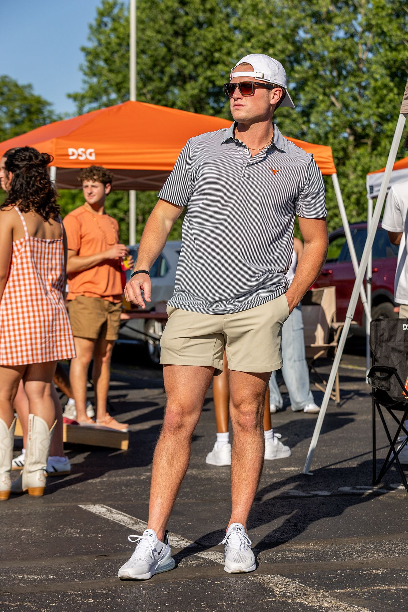 Southern Tide Men's Texas Longhorns Black Meadowbrook Polo product image