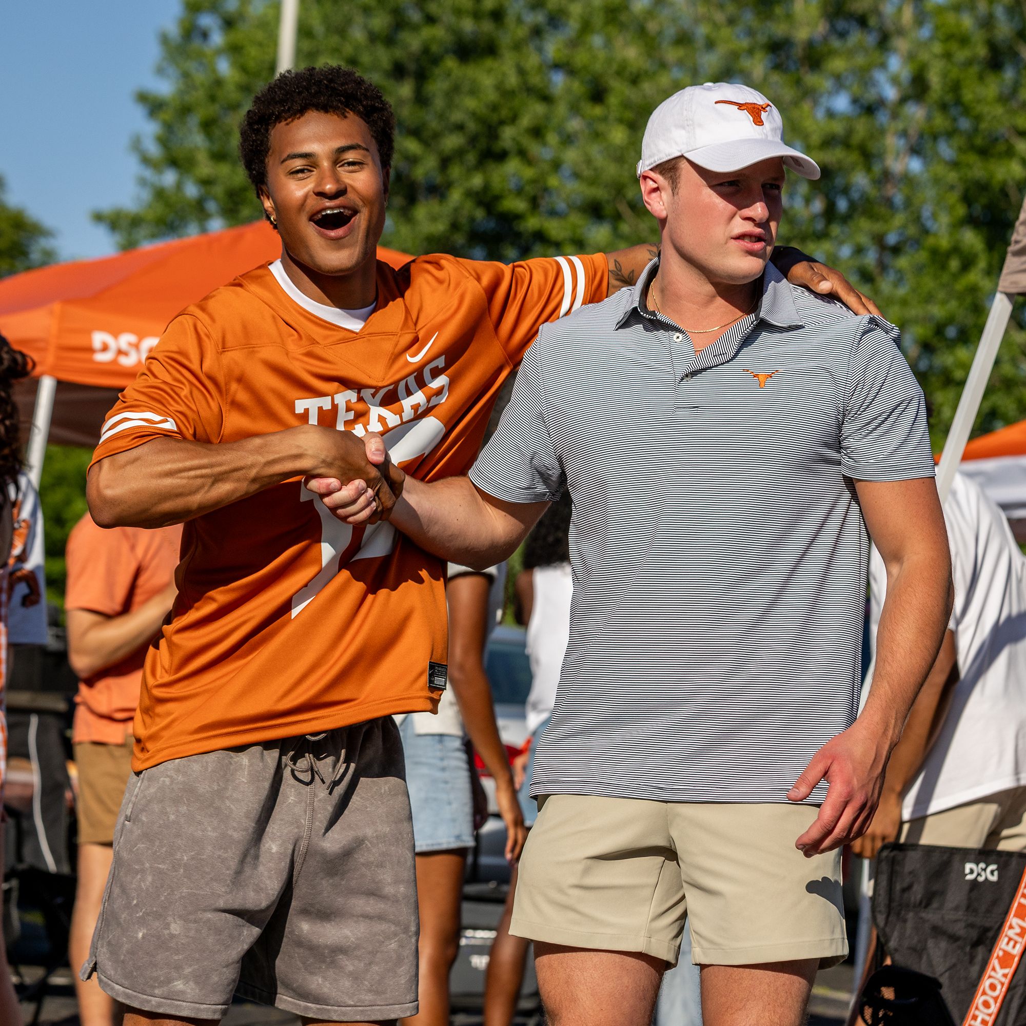 Southern Tide Men's Texas Longhorns Black Meadowbrook Polo product image