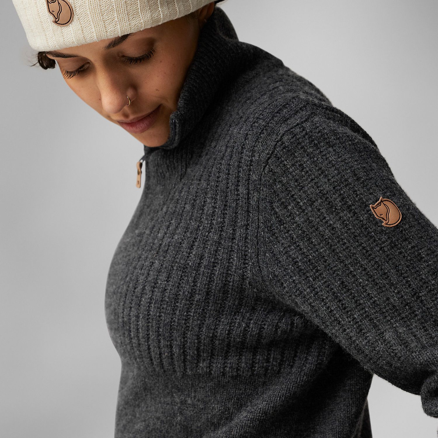 Fjallraven Women's Ovik Half Zip Knit Sweater product image