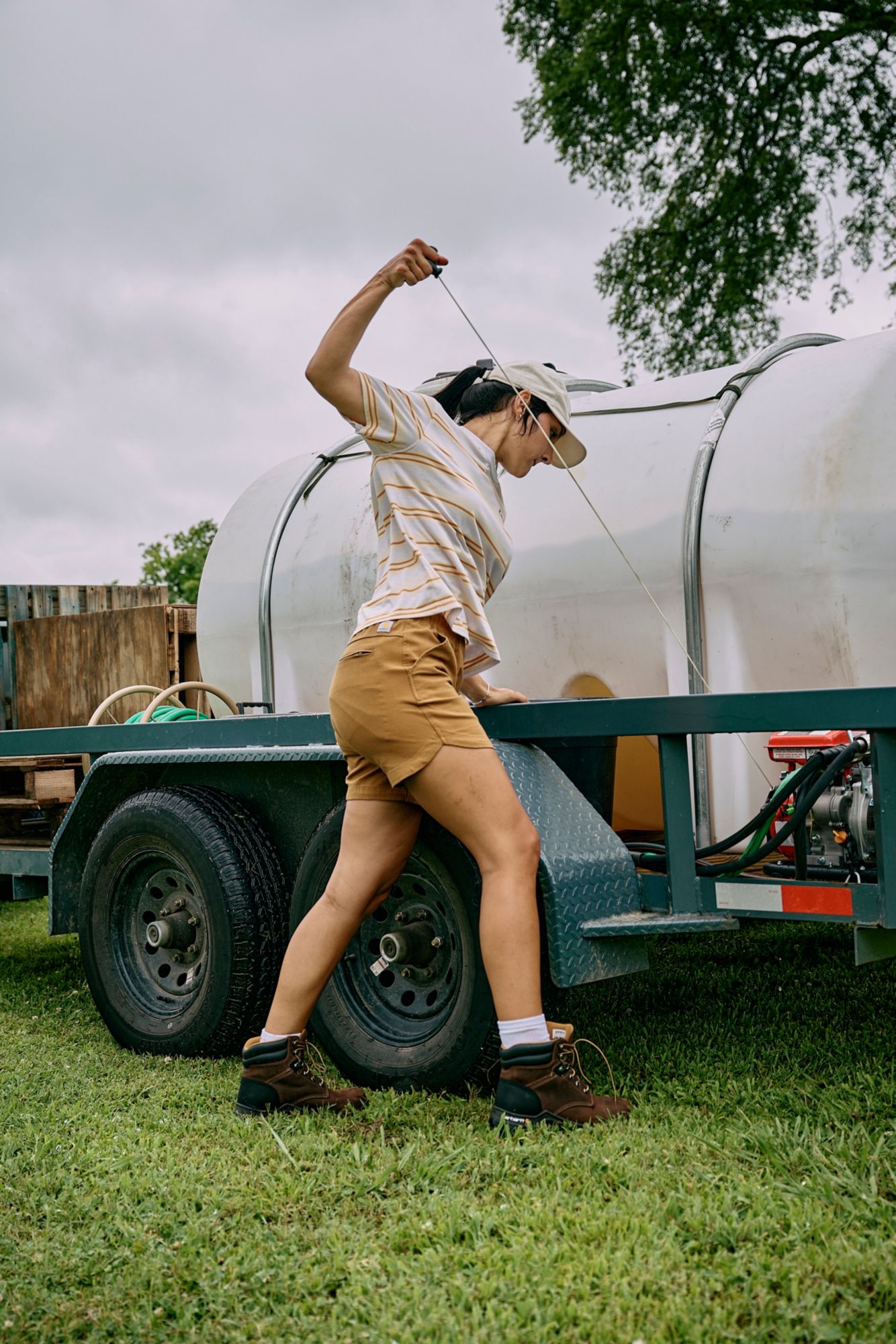 Carhartt Women's Force Ripstop Work Shorts product image