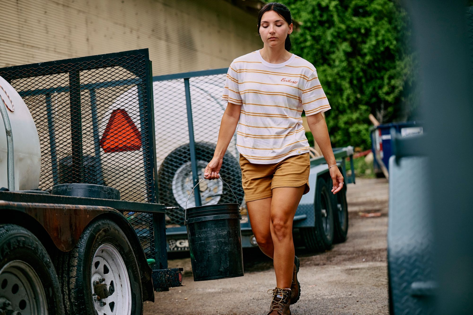 Carhartt Women's Force Ripstop Work Shorts product image