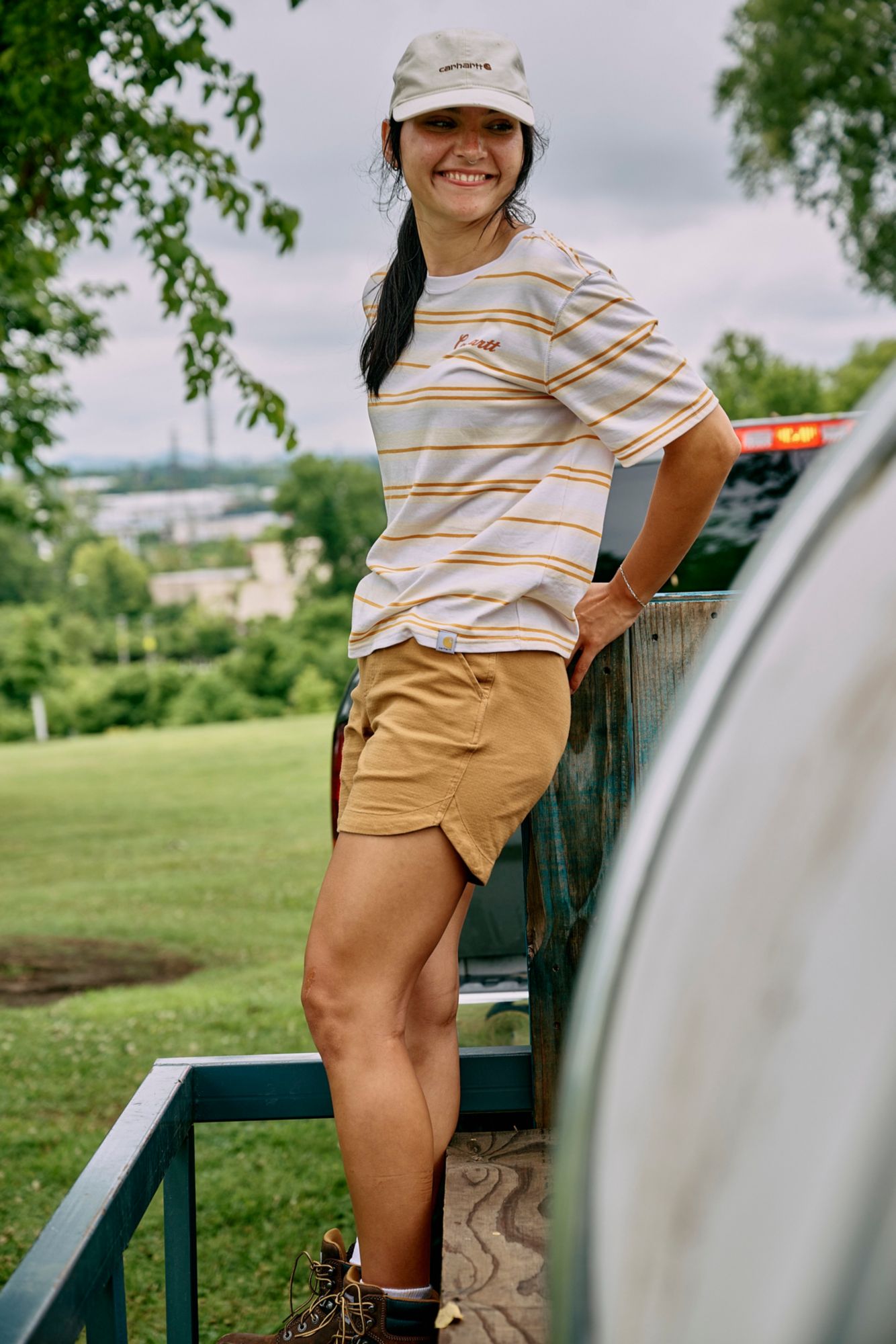 Carhartt Women's Force Ripstop Work Shorts product image