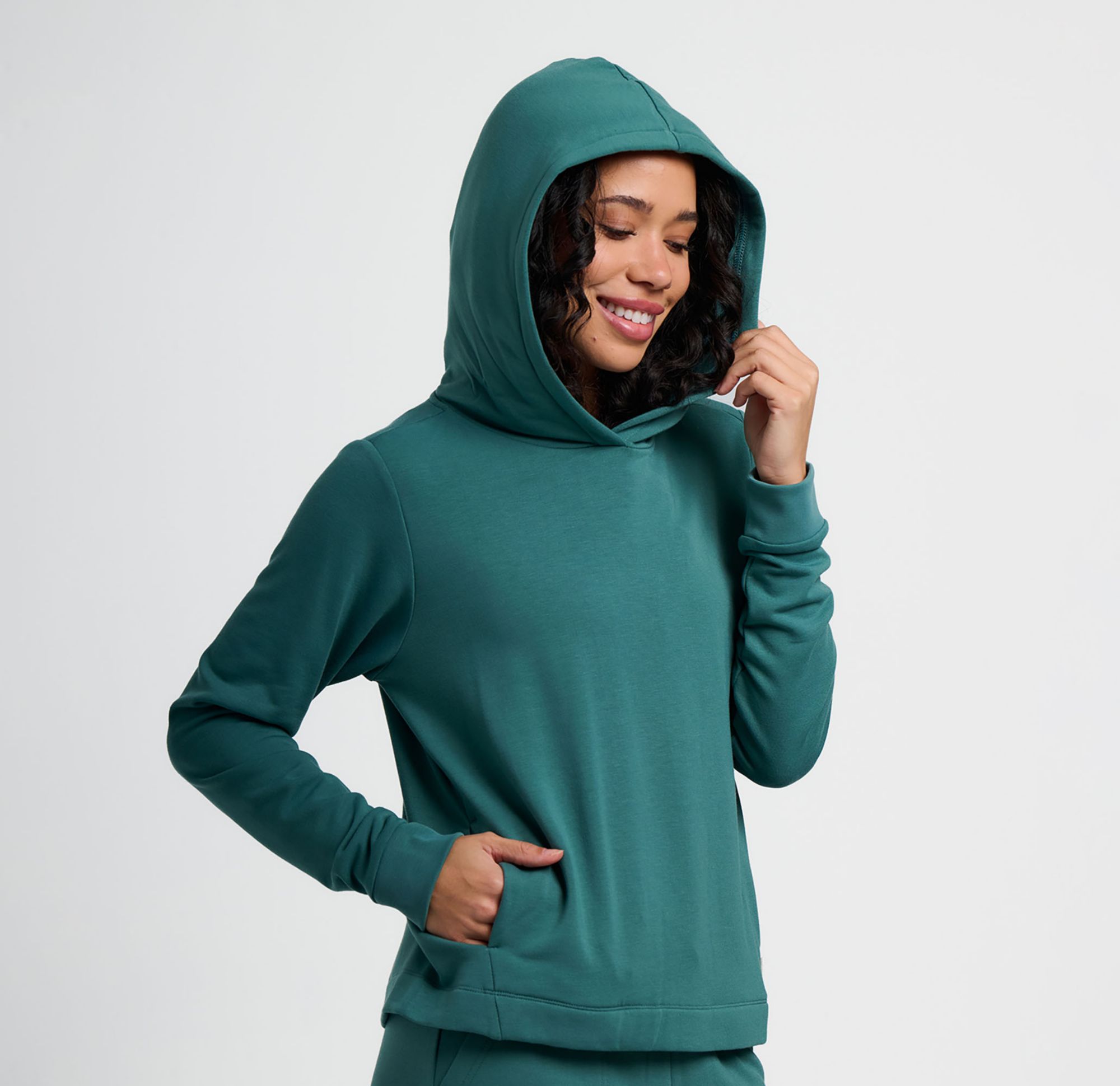 Free Fly Women's Bamboo Lightweight Fleece Cropped Hoodie product image
