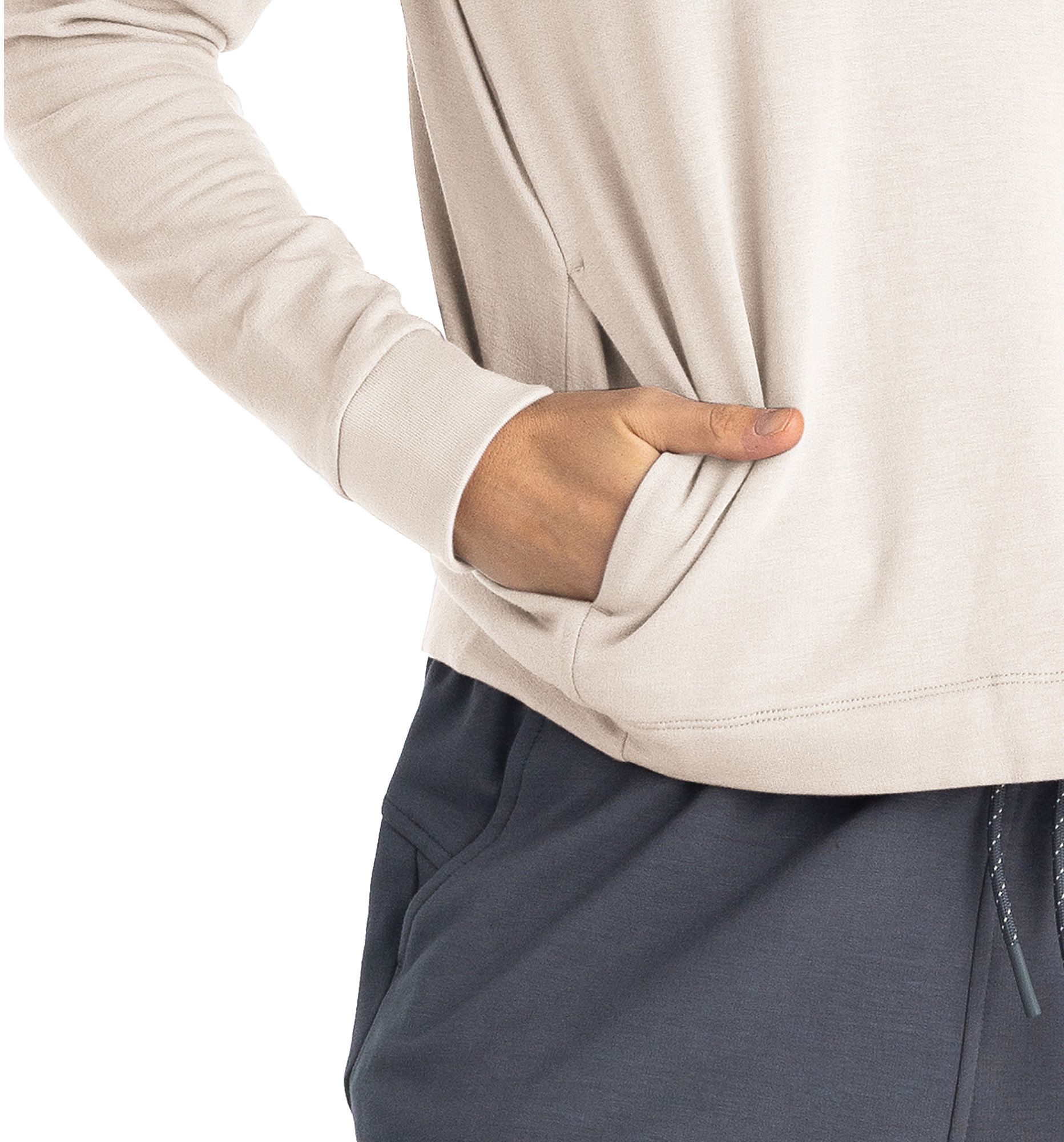 Free Fly Women's Bamboo Lightweight Fleece Cropped Hoodie product image