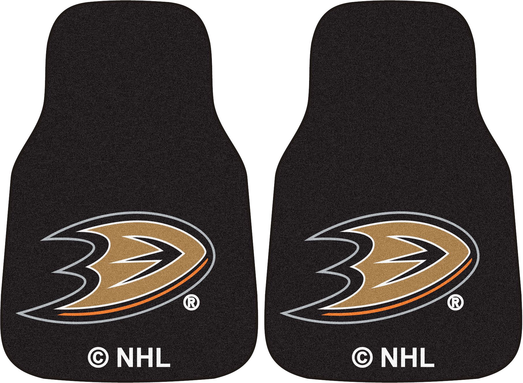 Anaheim Ducks Two Piece Printed Carpet Car Mat Set product image