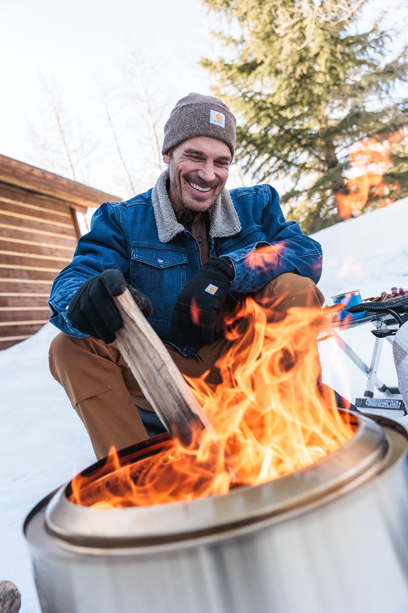 Carhartt Men's Denim Sherpa Lined Jacket product image