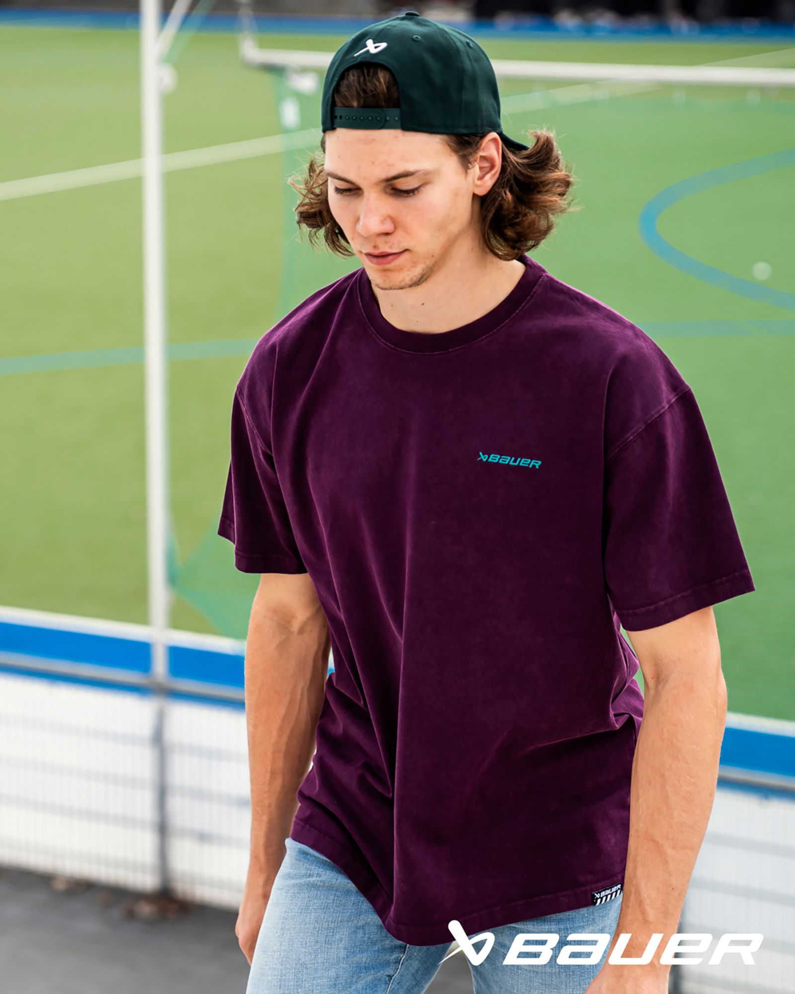 Bauer Adult Acid Wash T-Shirt product image