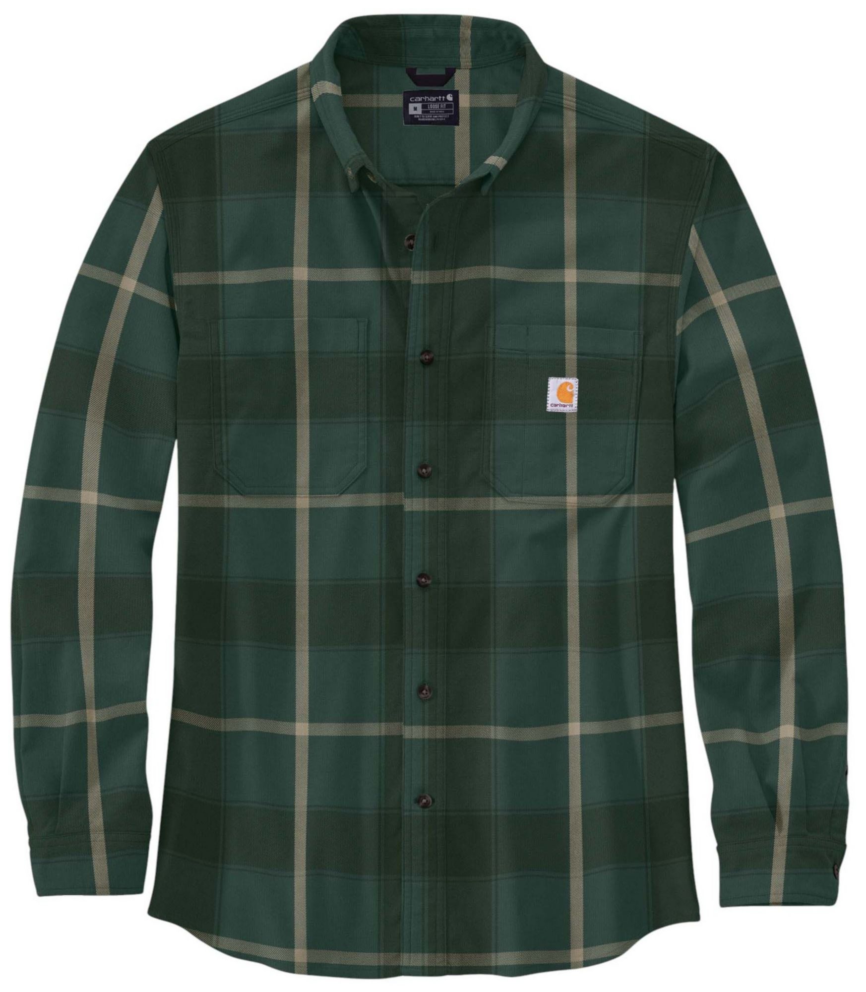 Carhartt Men's Midweight Flannel Button Down Shirt product image
