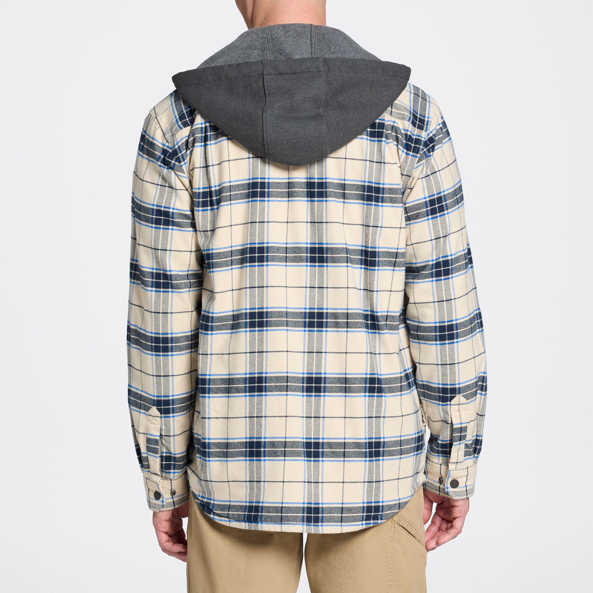 Carhartt Men's Flannel Fleece Lined Hooded Shirt Jacket product image
