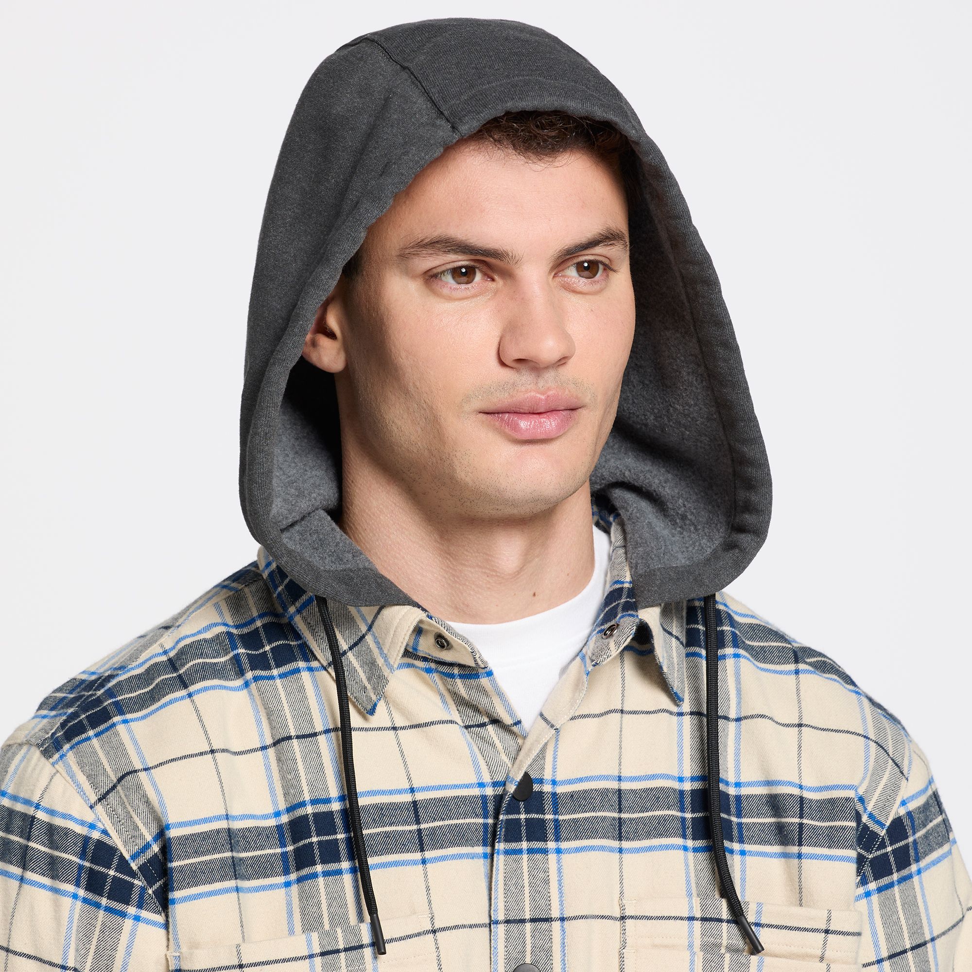 Carhartt Men's Flannel Fleece Lined Hooded Shirt Jacket product image