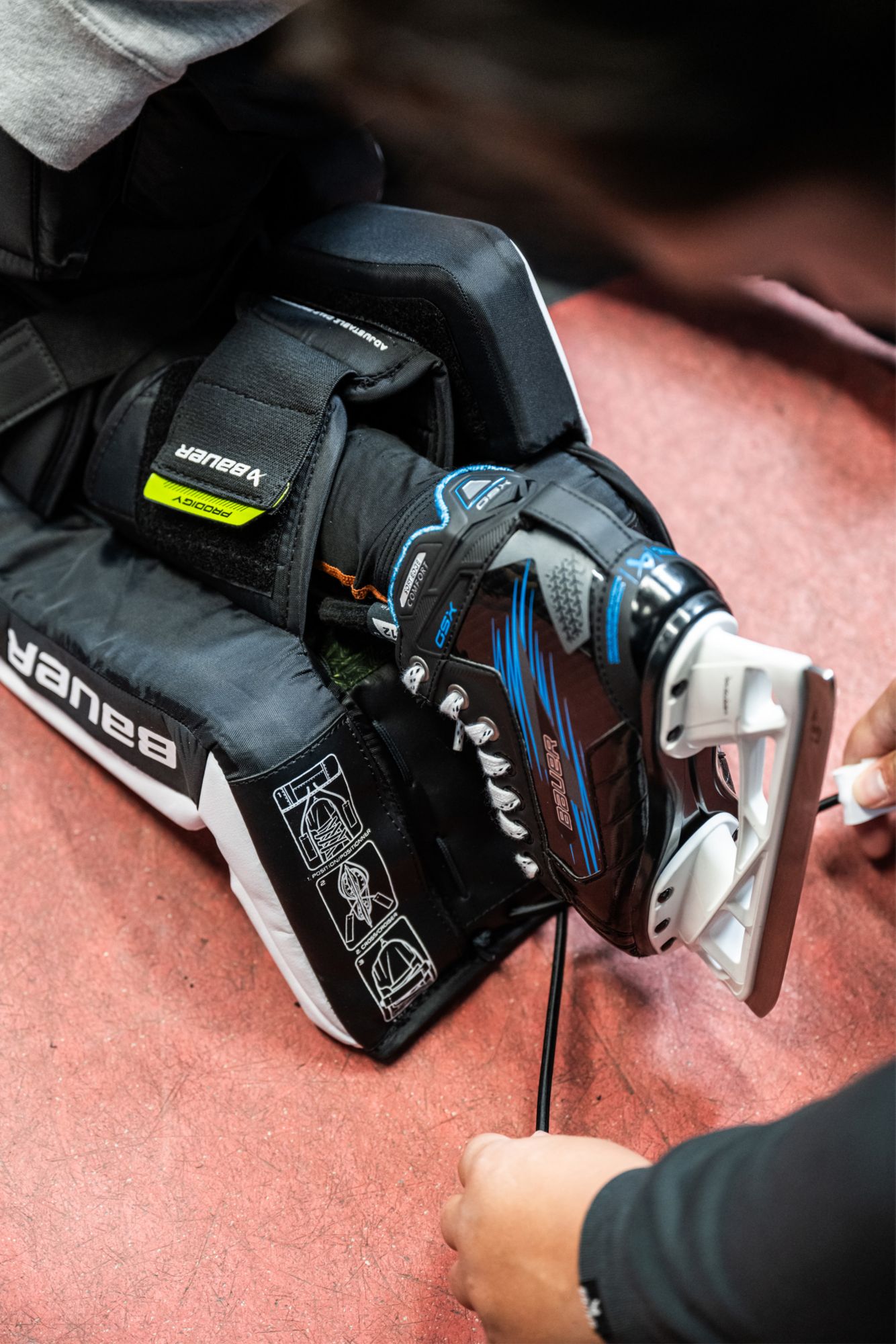 Bauer GSX Goalie Ice Hockey Skates - Senior product image