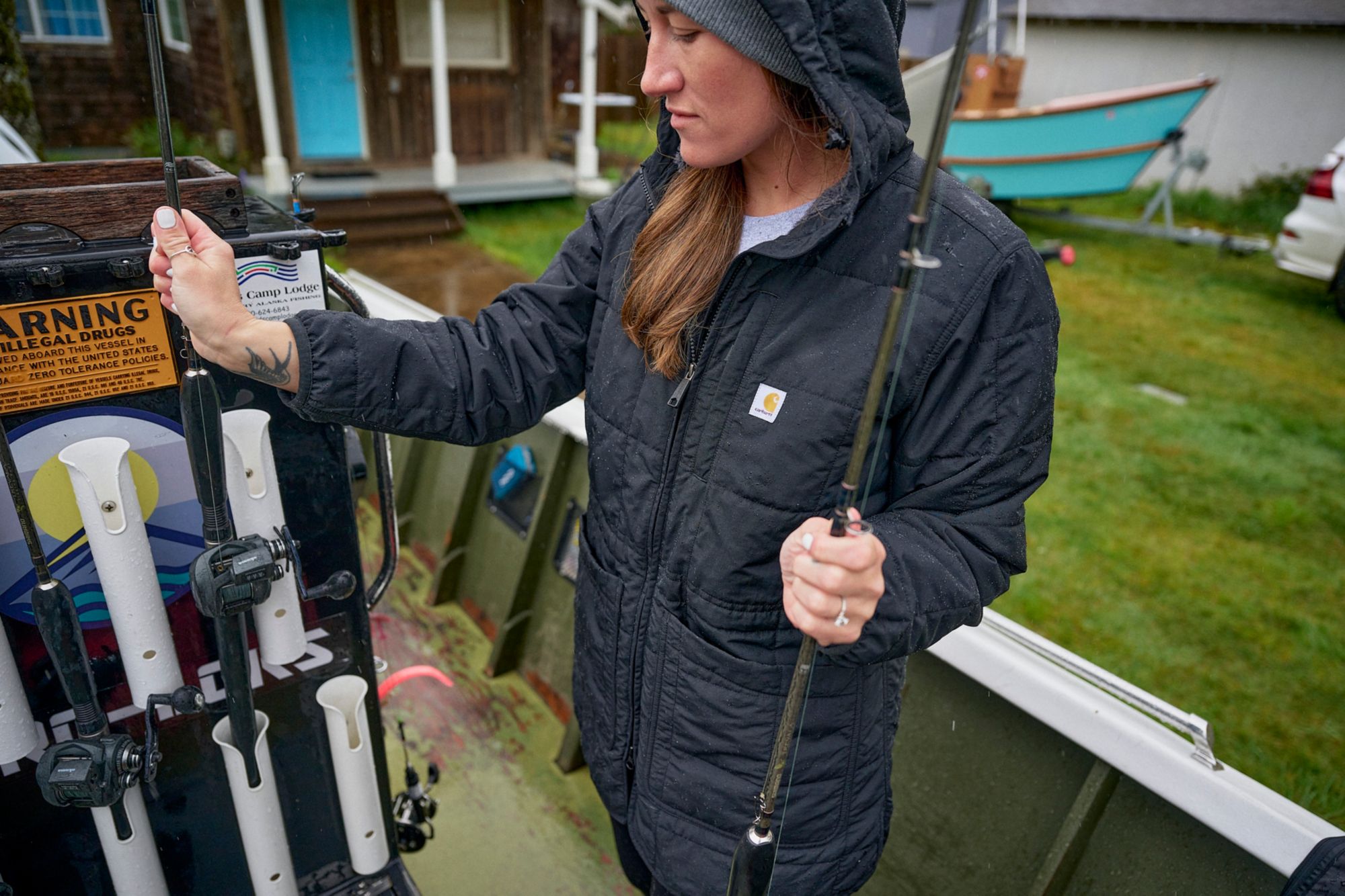 Carhartt Women's Rain Defender Hooded Jacket product image