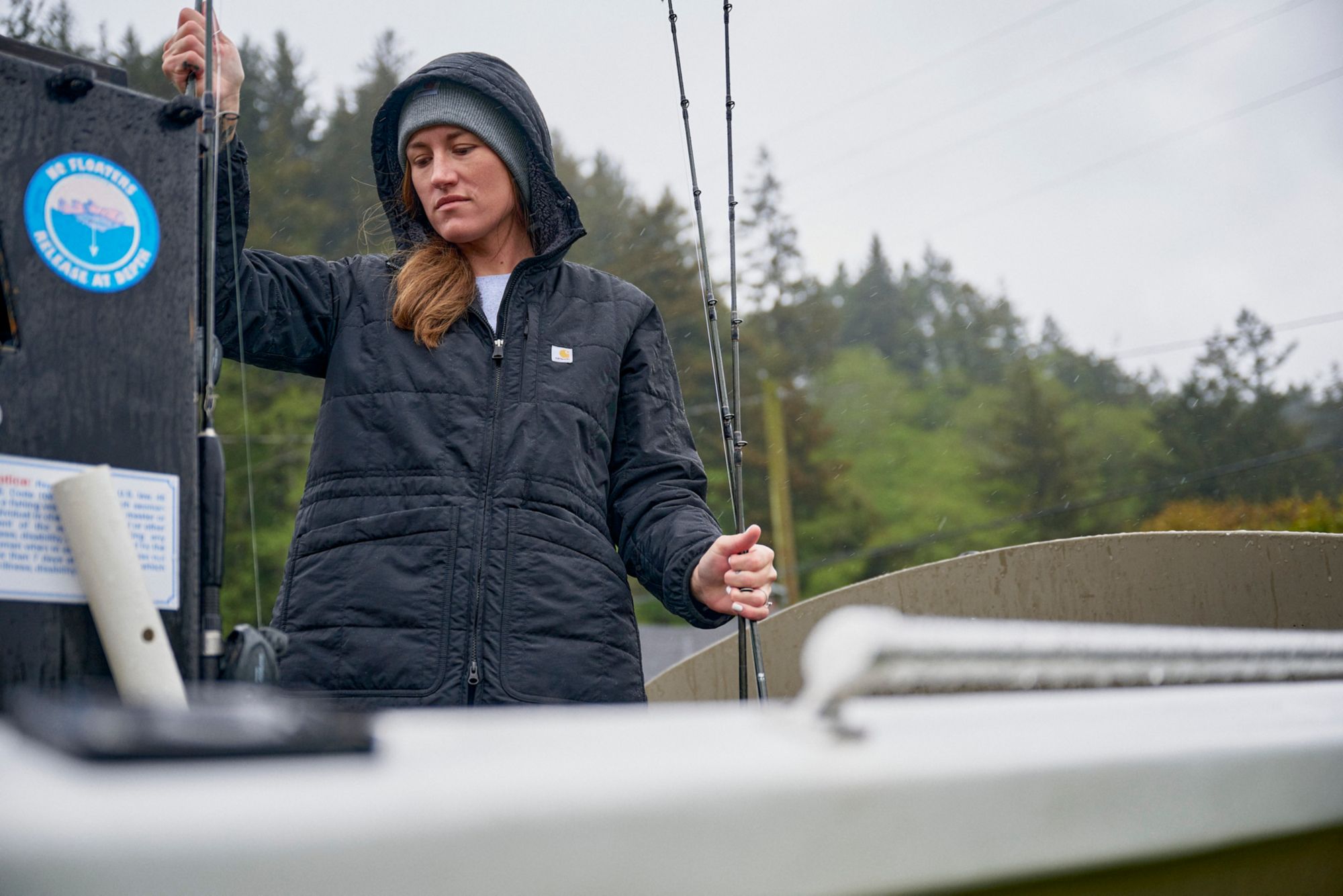 Carhartt Women's Rain Defender Hooded Jacket product image