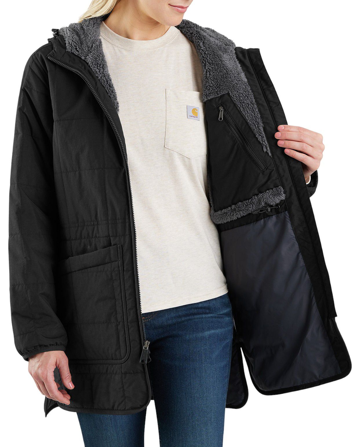 Carhartt Women's Rain Defender Hooded Jacket product image