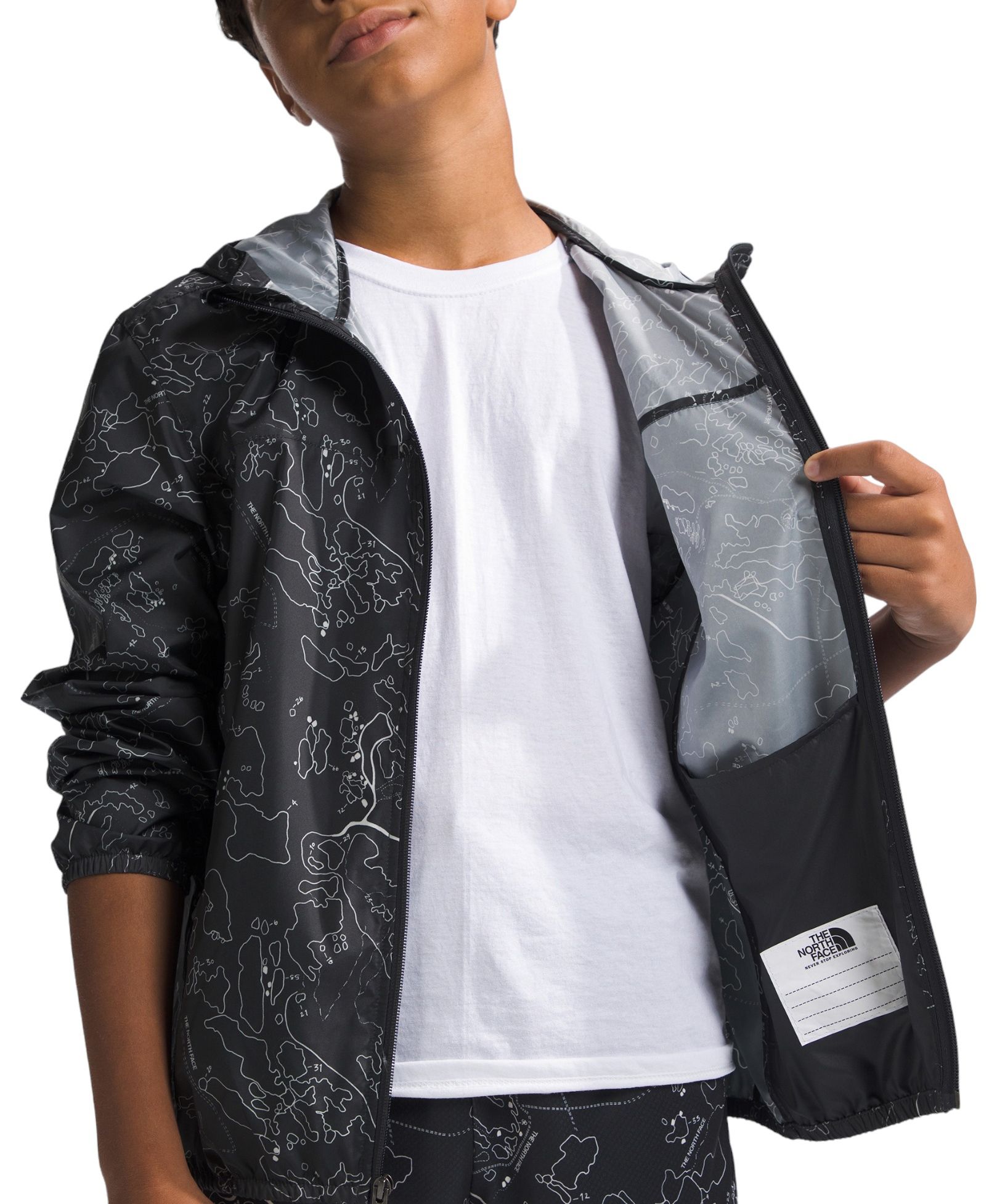 The North Face Boys' Never Stop Hooded WindWall Jacket product image