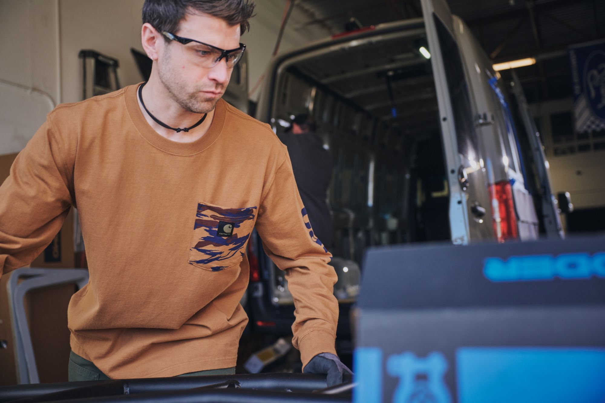 Carhartt Men's Heavyweight Long Sleeve Pocket T-Shirt product image