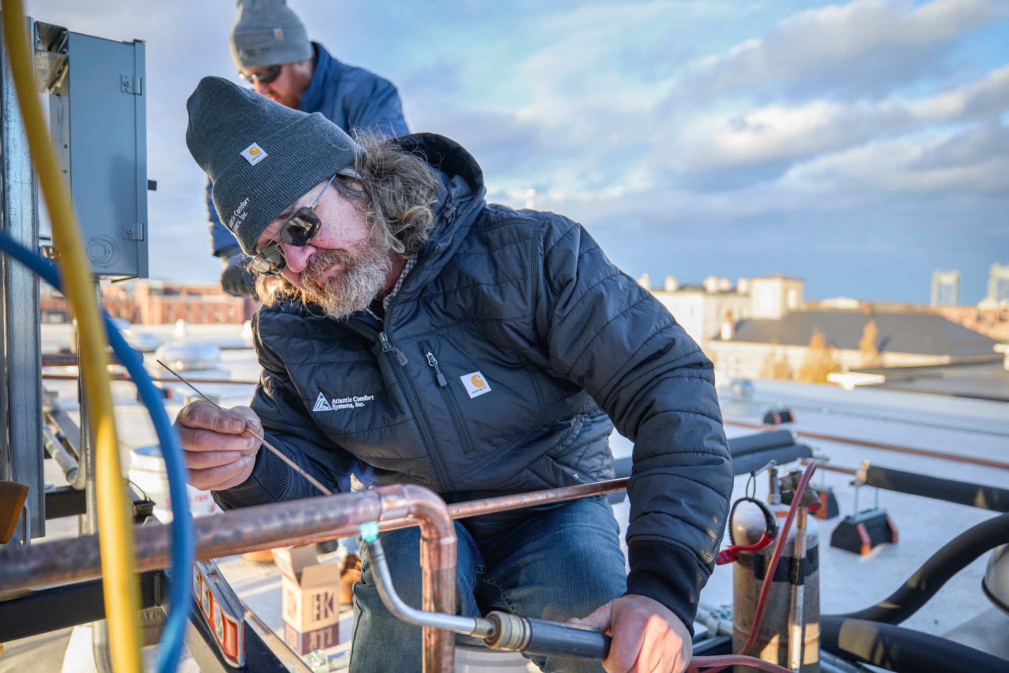 Carhartt Men's Gilliam Rain Defender Insulated Hooded Jacket product image