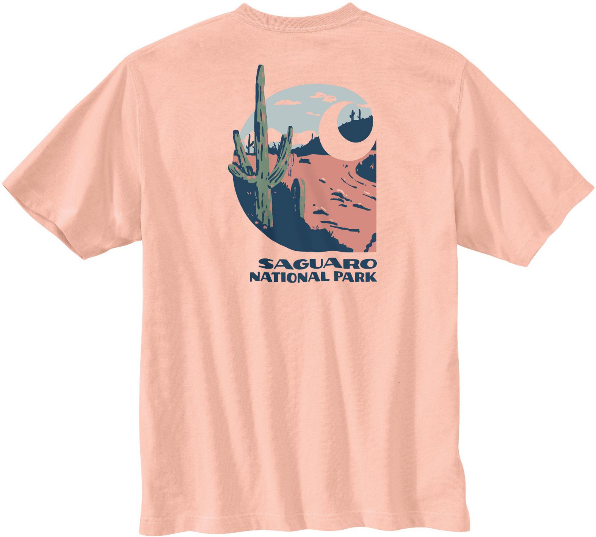 Carhartt Mens Relaxed Fit Heavyweight Saguaro National Park K87 Graphic T Shirt product image