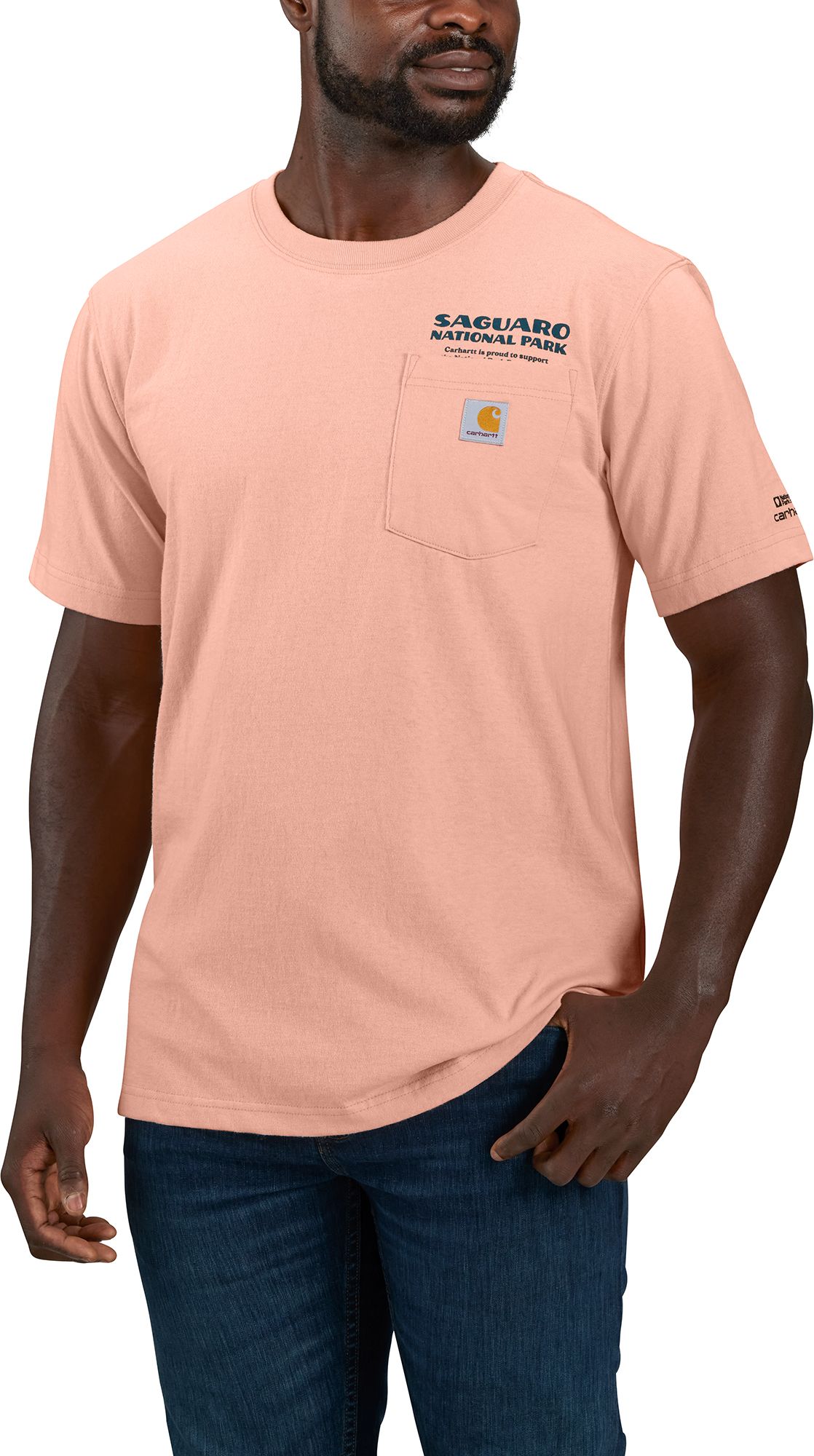 Carhartt Mens Relaxed Fit Heavyweight Saguaro National Park K87 Graphic T Shirt product image