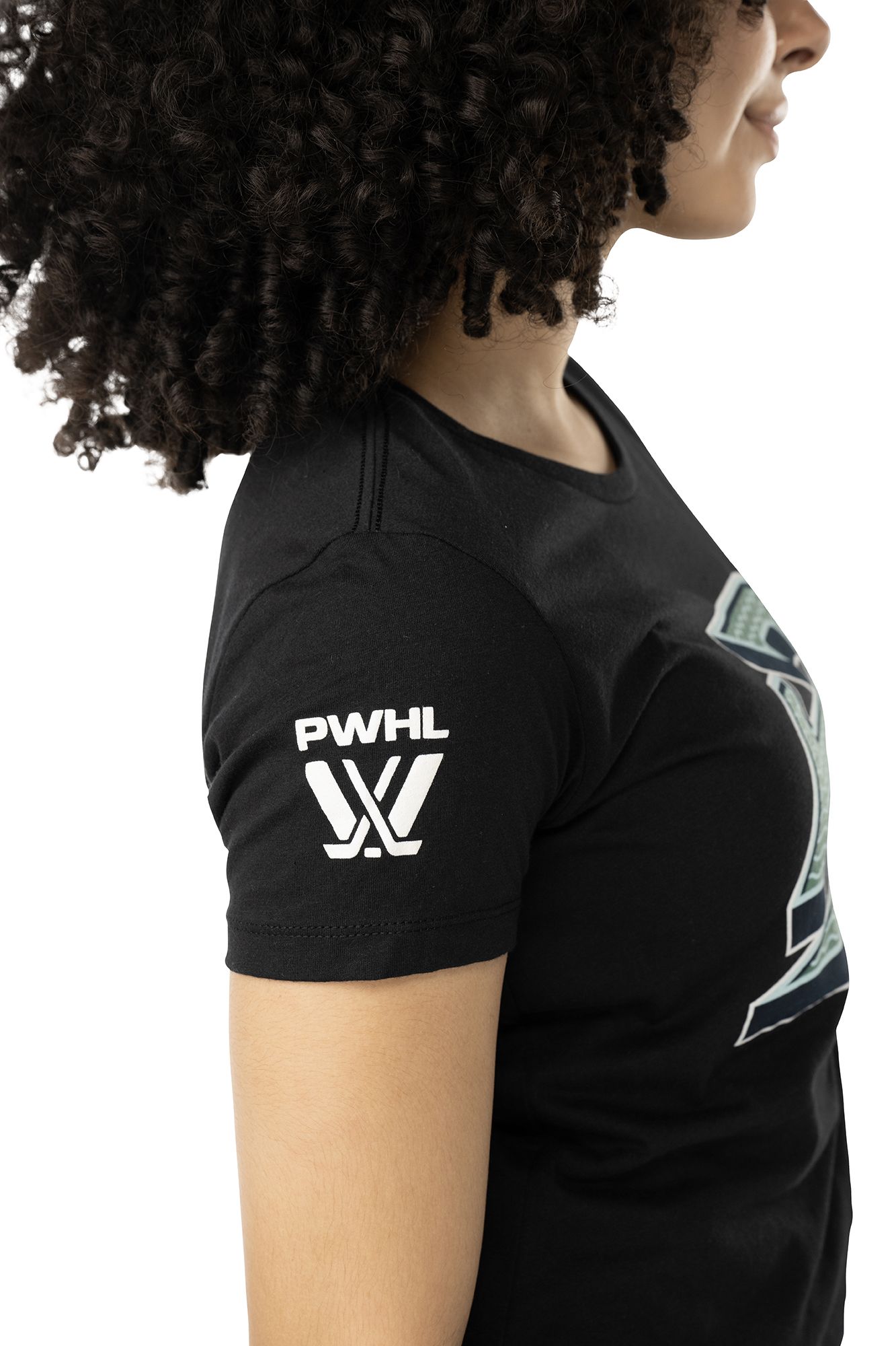 Bauer Women's PWHL Boston Fleet Black Graphic T-Shirt product image