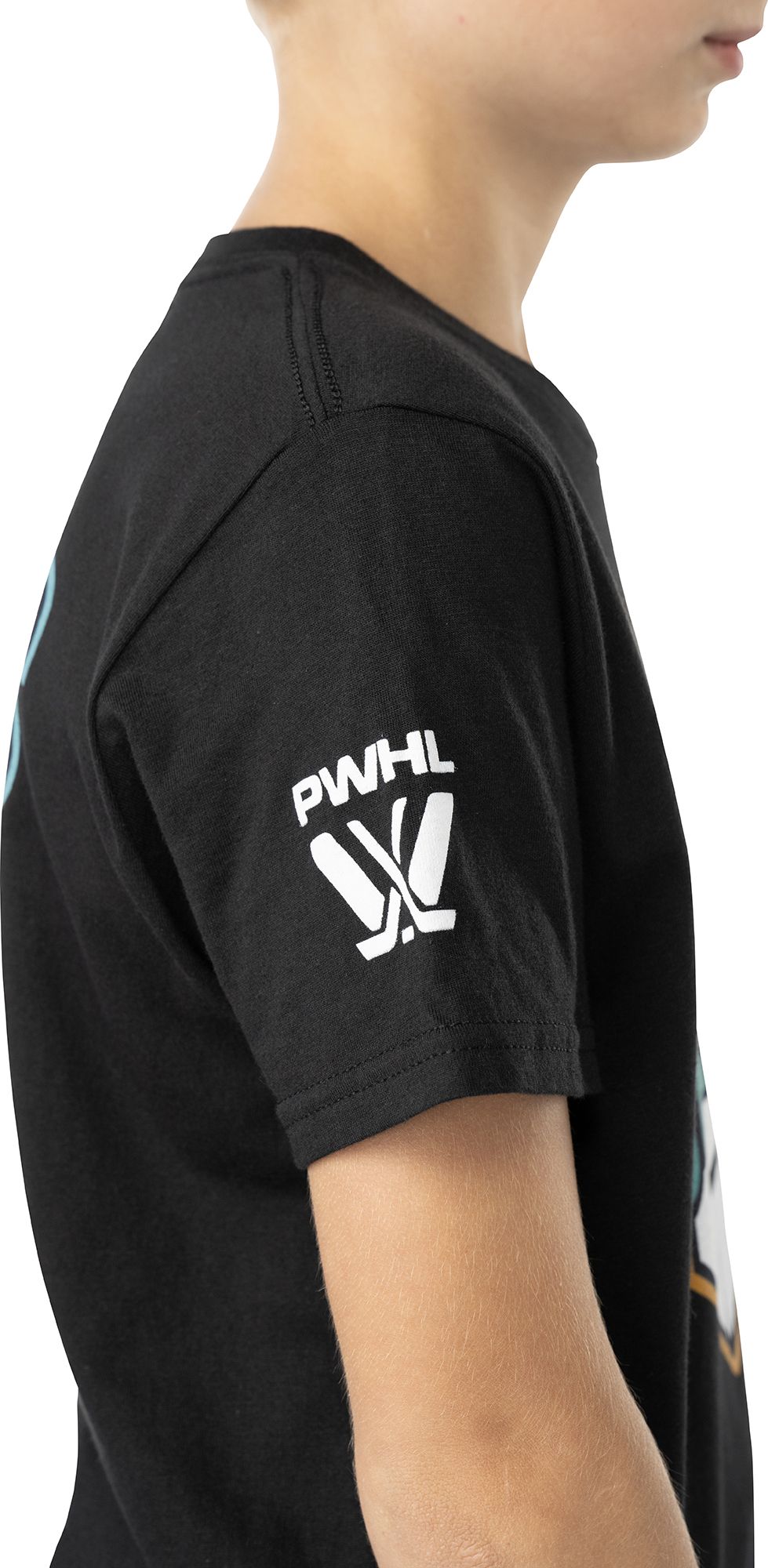 Bauer Youth PWHL New York Sirens Black Graphic T-Shirt product image