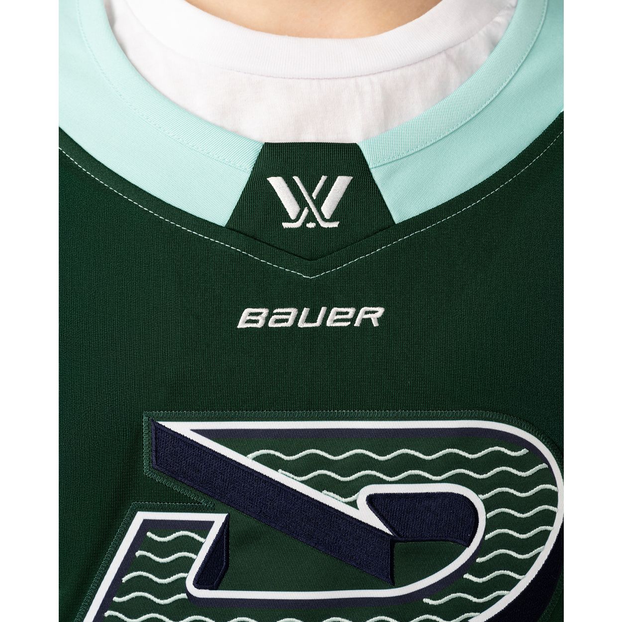 Bauer Youth PWHL Boston Fleet Green Authentic Jersey product image