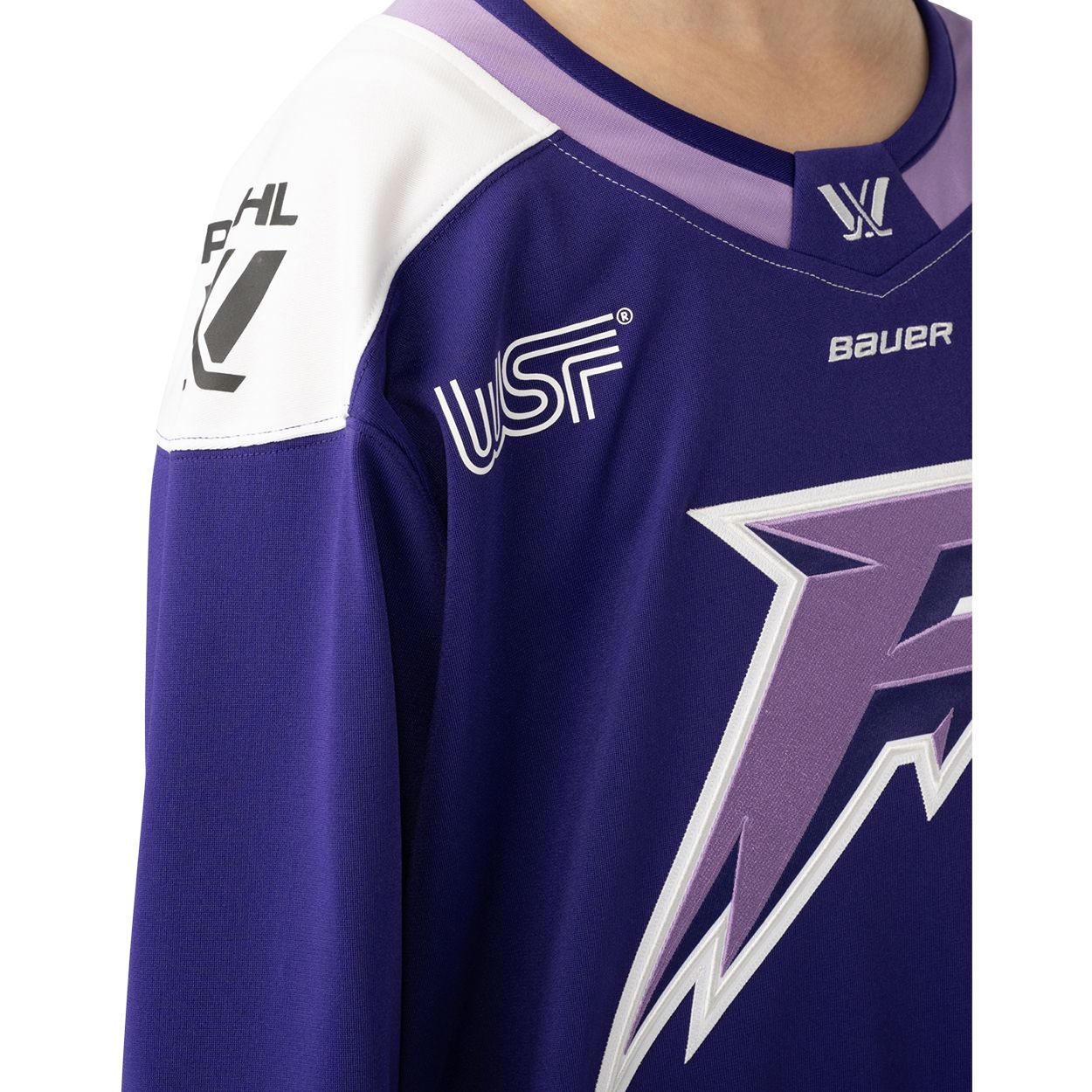 Bauer Youth PWHL Minnesota Frost Purple Authentic Jersey product image