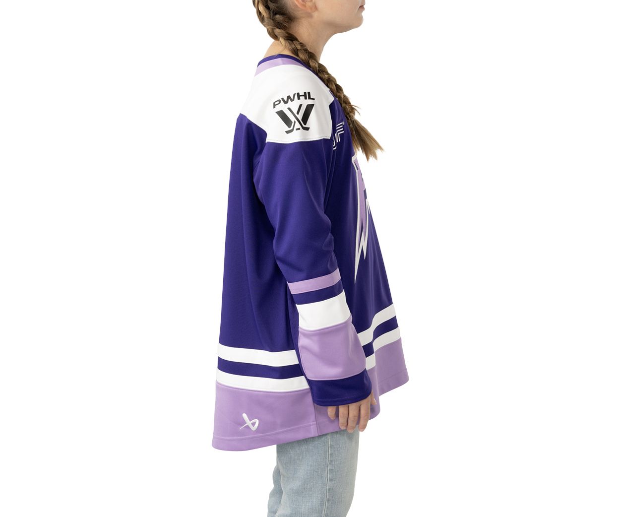 Bauer Youth PWHL Minnesota Frost Purple Authentic Jersey product image