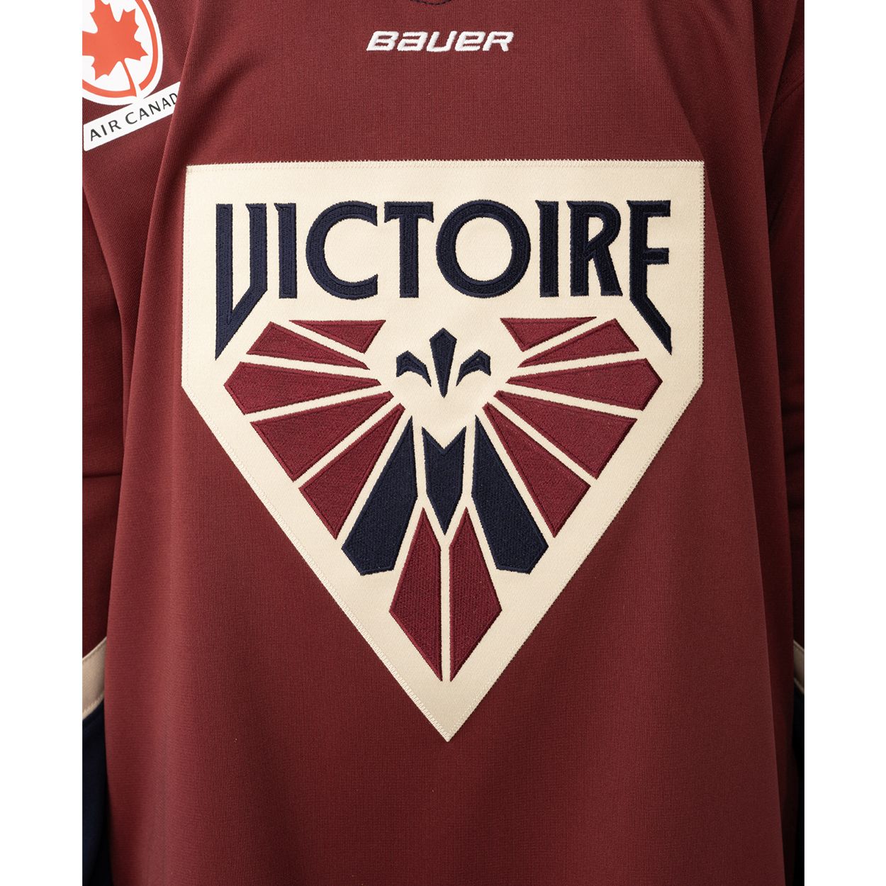 Bauer Youth PWHL Montreal Victoire Maroon Authentic Jersey product image
