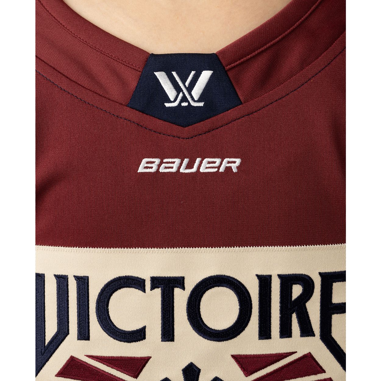 Bauer Youth PWHL Montreal Victoire Maroon Authentic Jersey product image