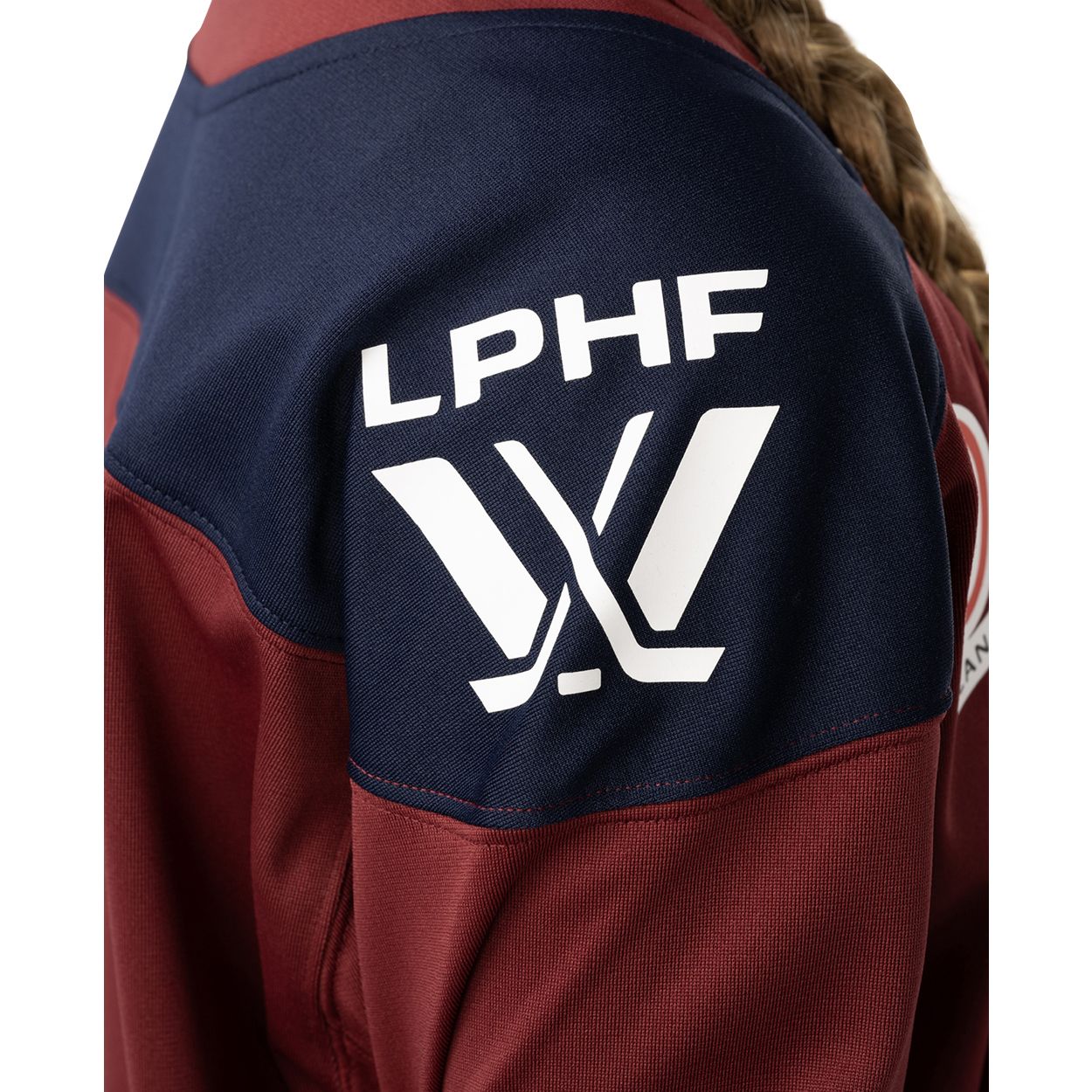 Bauer Youth PWHL Montreal Victoire Maroon Authentic Jersey product image