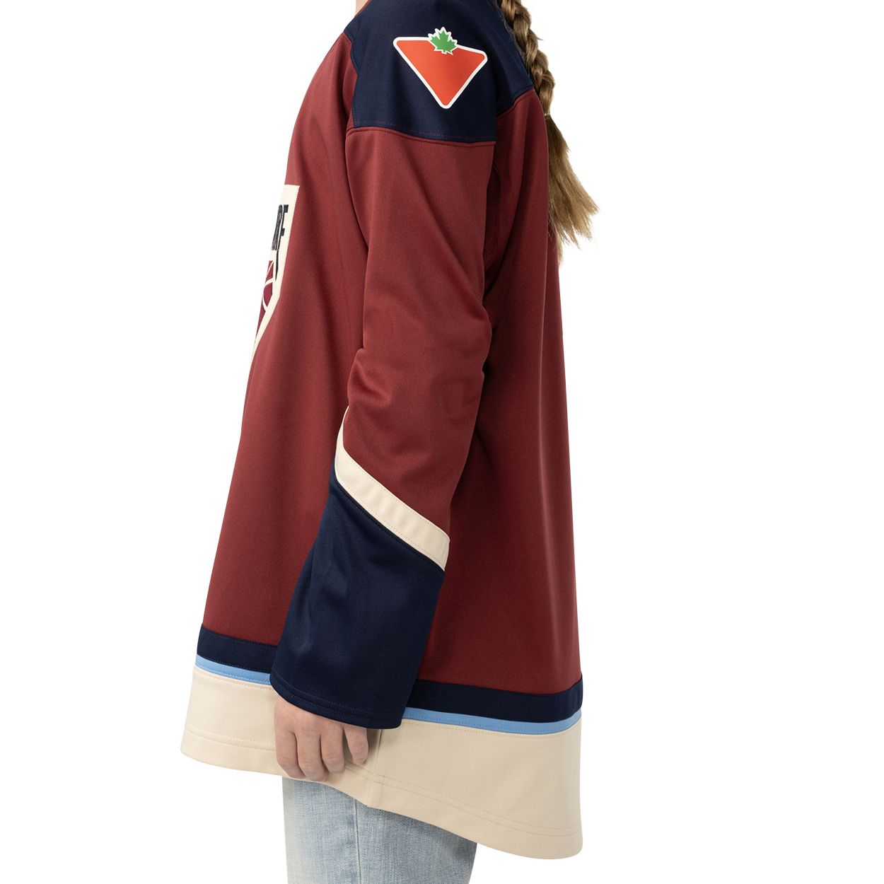 Bauer Youth PWHL Montreal Victoire Maroon Authentic Jersey product image