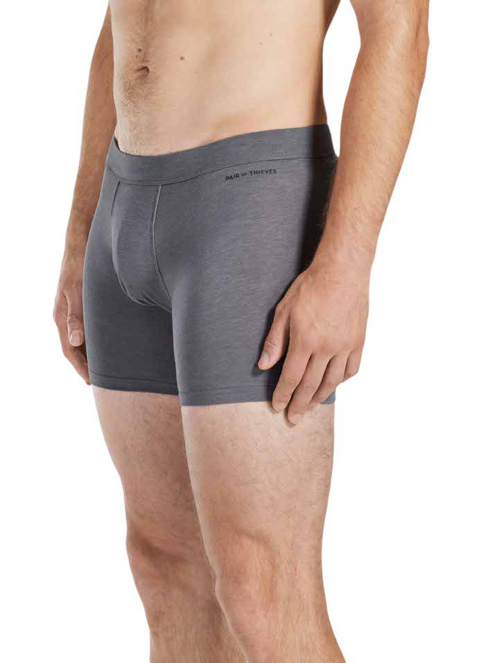 Pair of Thieves Men's Quick Dry Cotton Boxer Briefs – 3 Pack product image